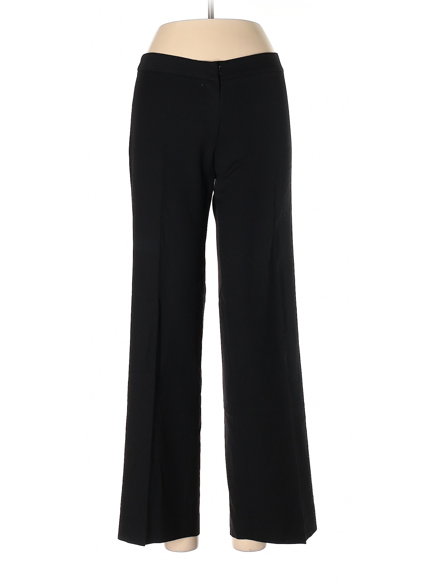 Milly Solid Black Dress Pants Size 6 - 92% off | thredUP