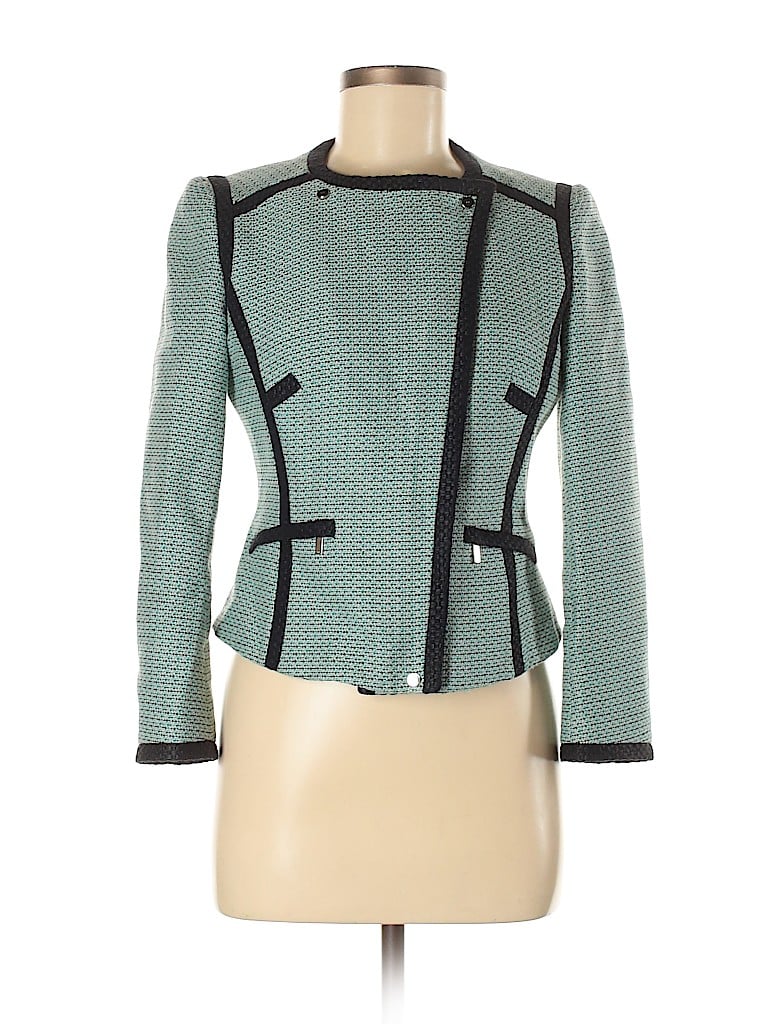 Karen Millen Green Blazer Size 6 86 off thredUP