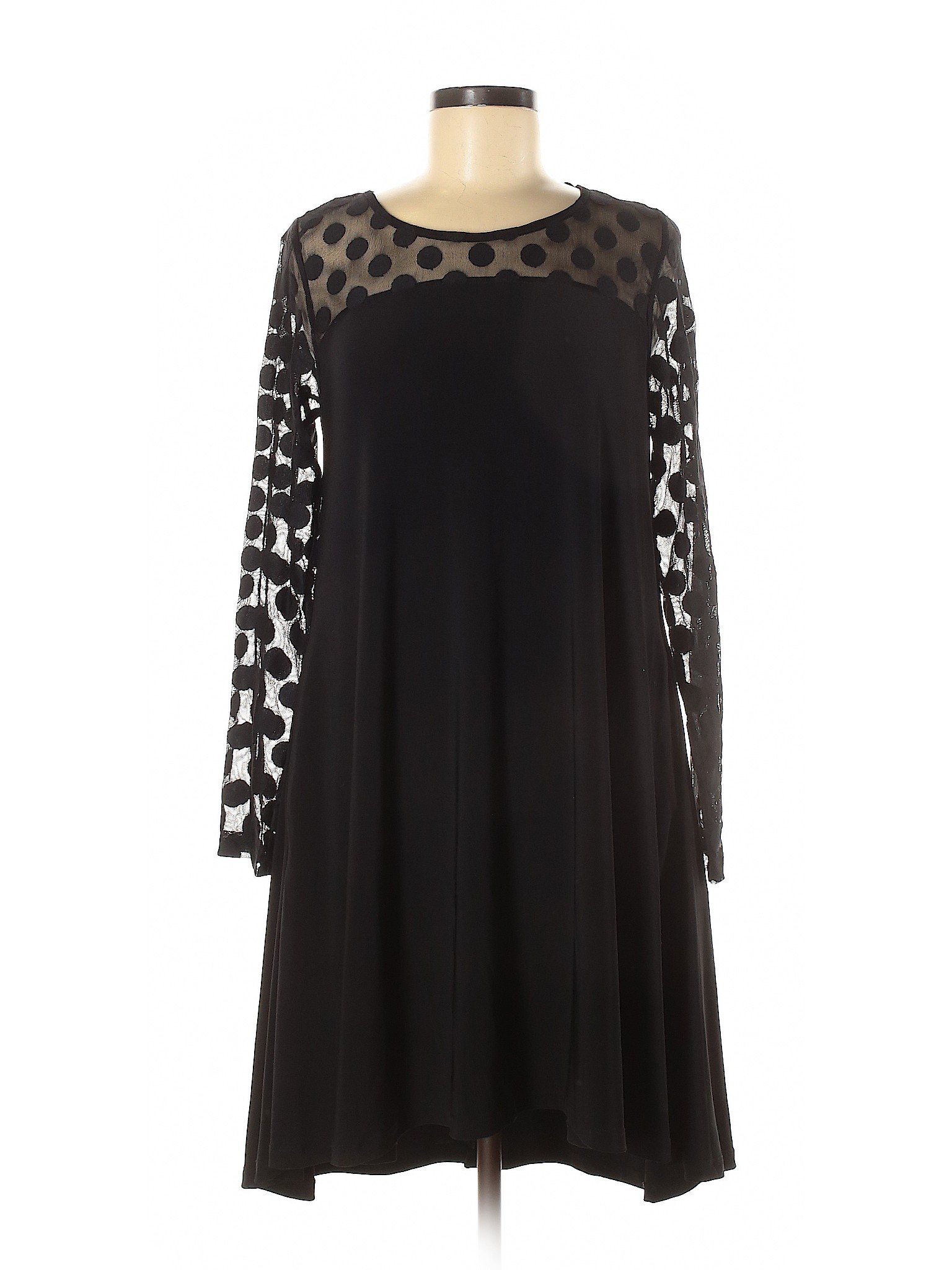 Nina Leonard Women Black Cocktail Dress M | eBay