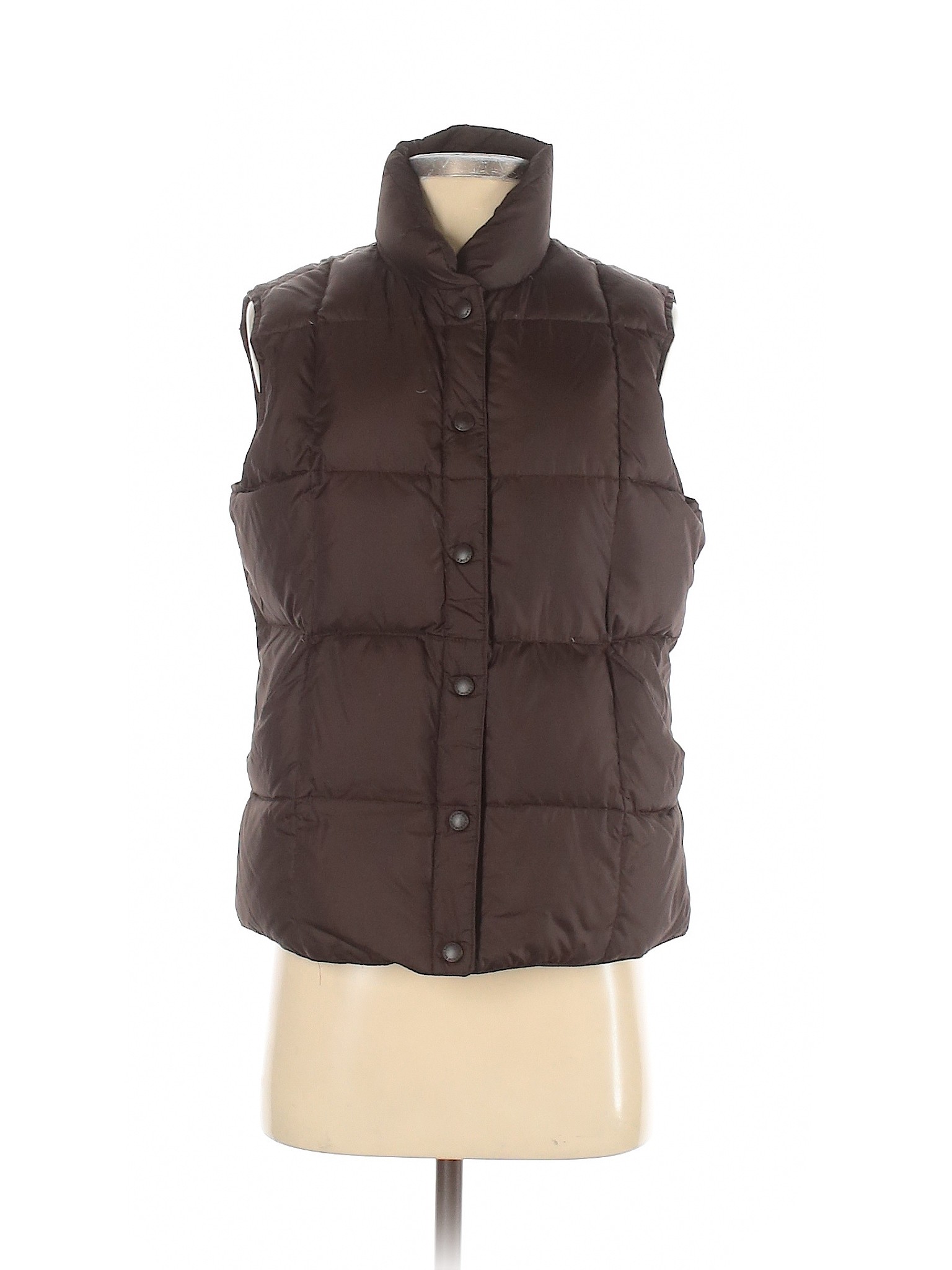 Lands' End Women Brown Vest S eBay