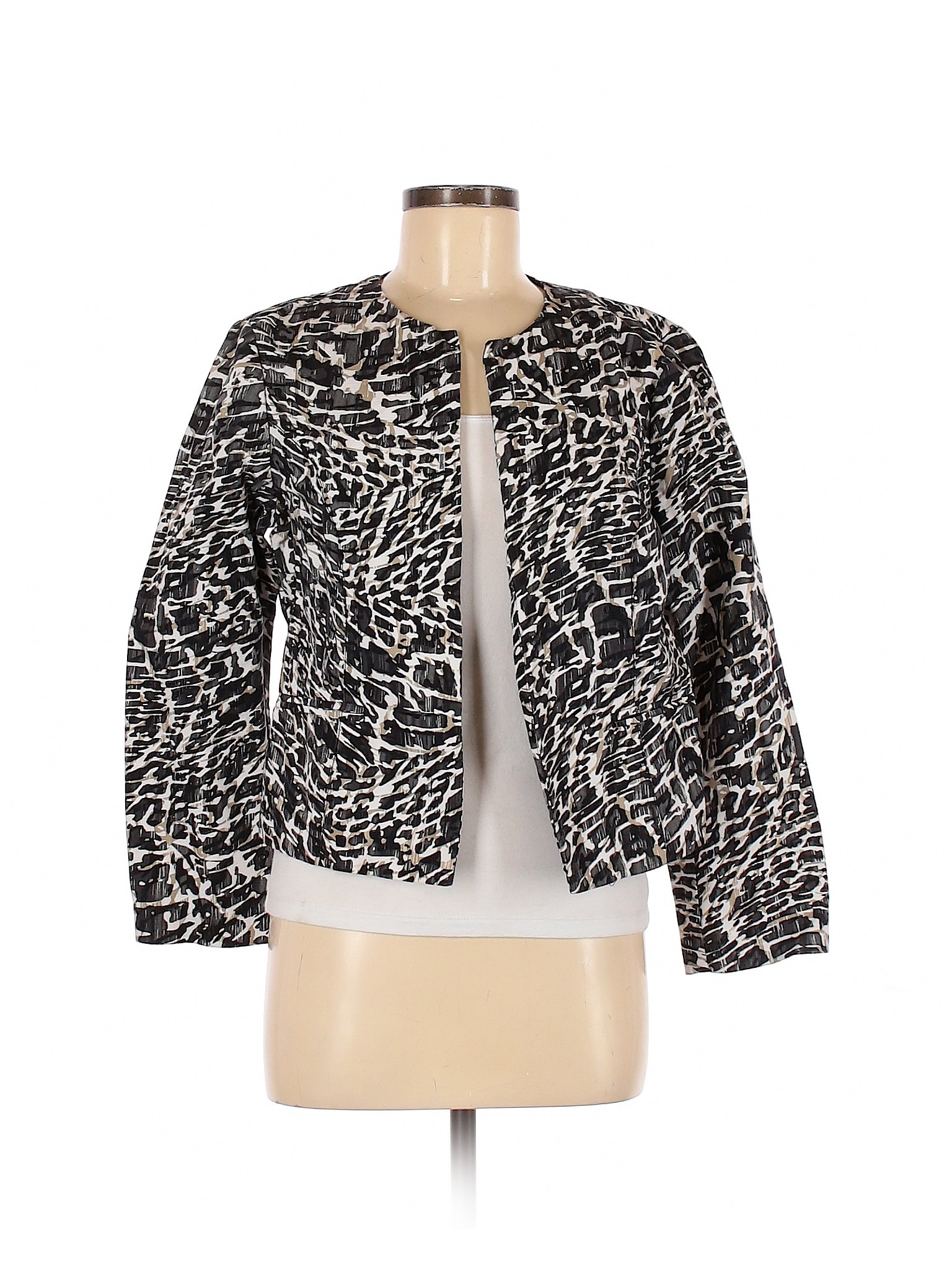 Chico's Women Gray Jacket M eBay