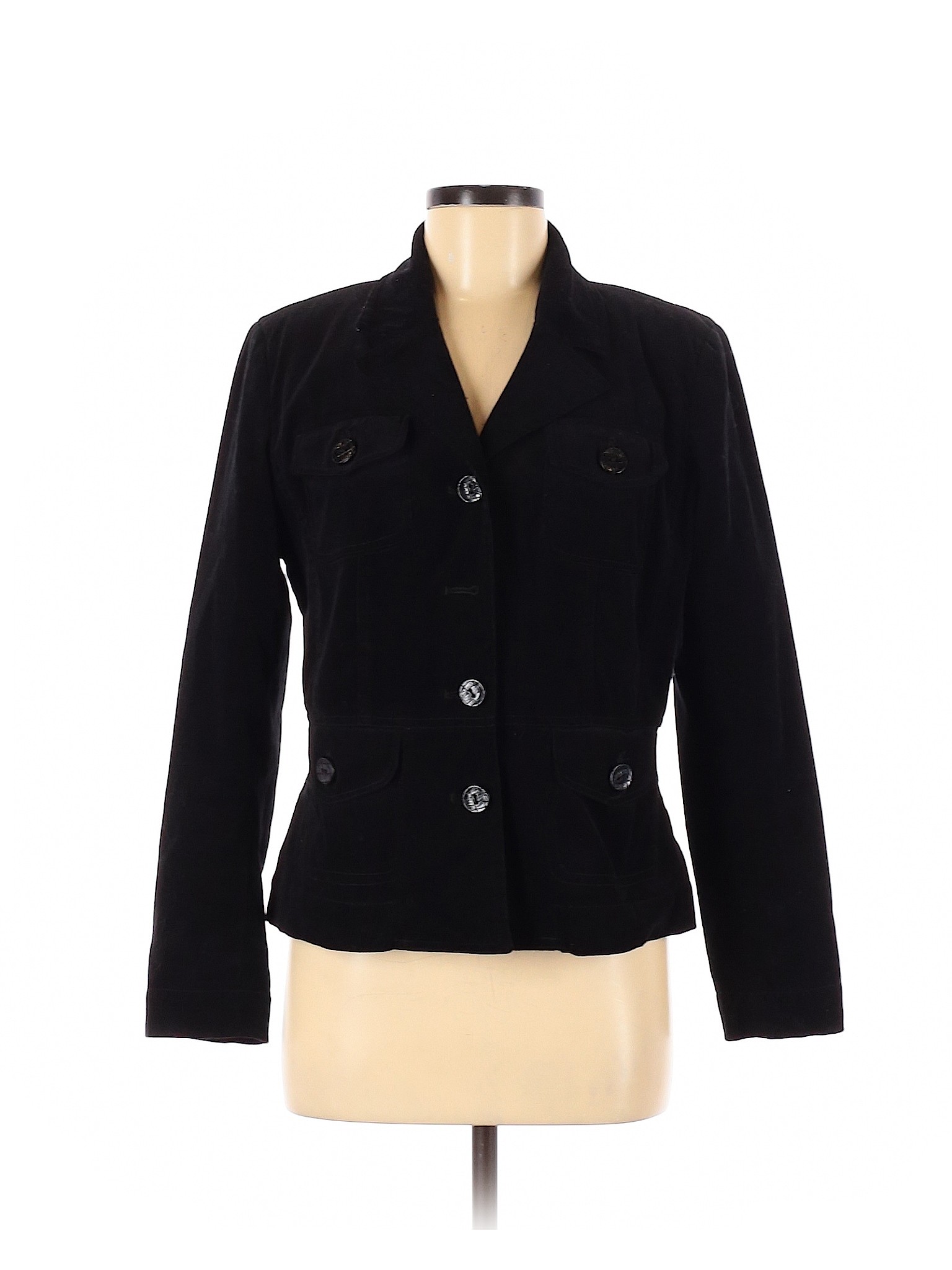 Merona Women Black Jacket M | eBay