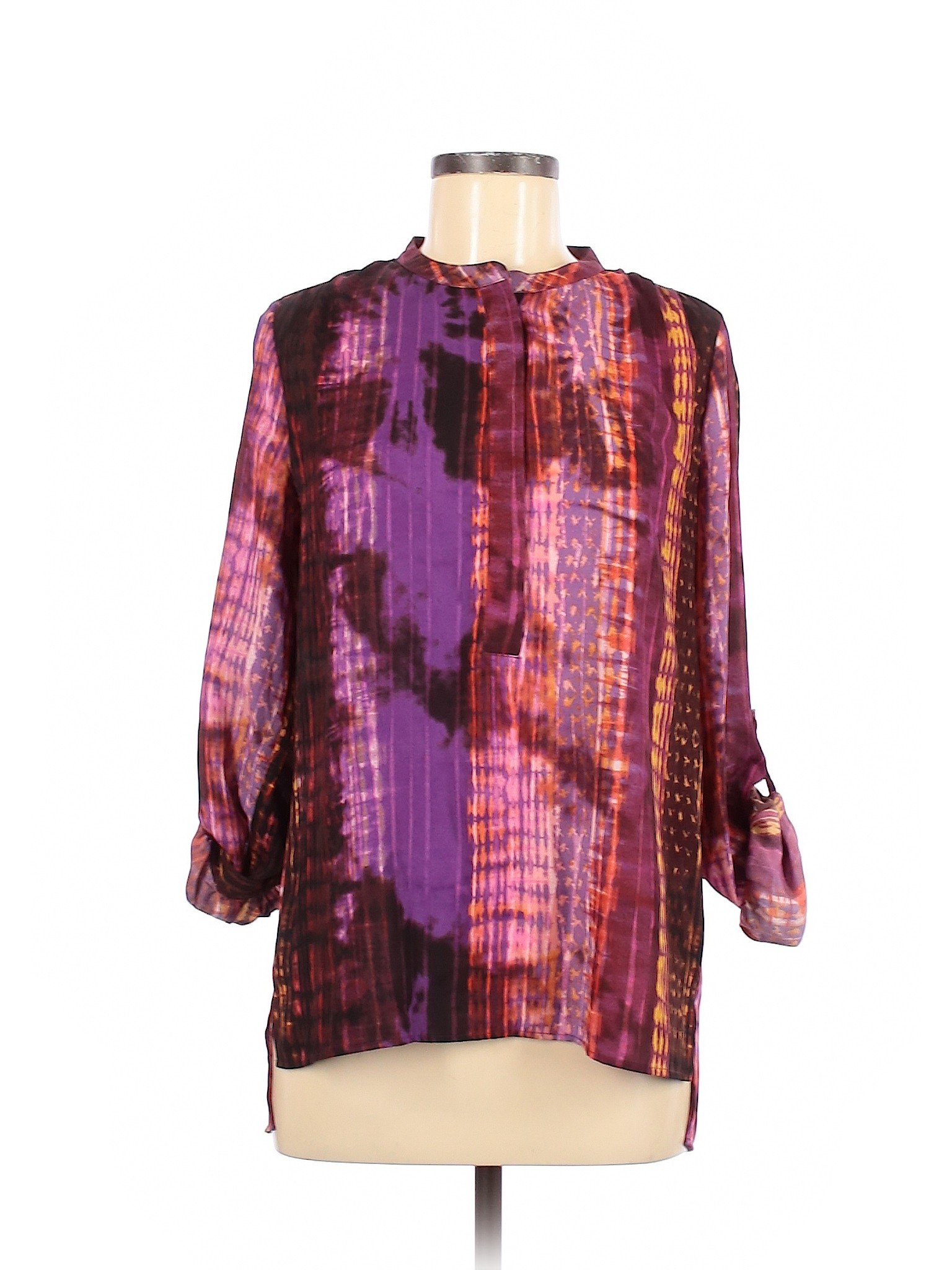 women long sleeve purple shirt