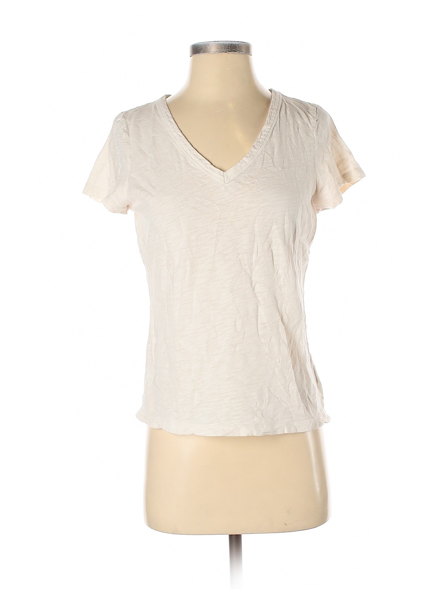 Talbots Women Ivory Short Sleeve T-Shirt S | eBay