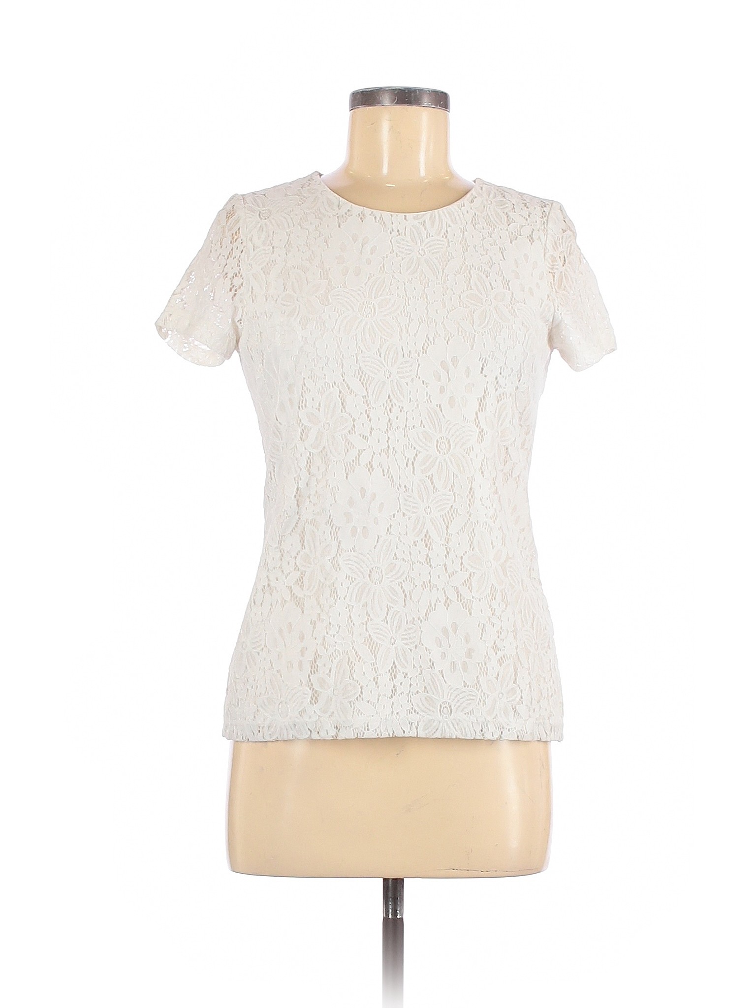 Tommy Hilfiger Women White Short Sleeve Blouse XS | eBay