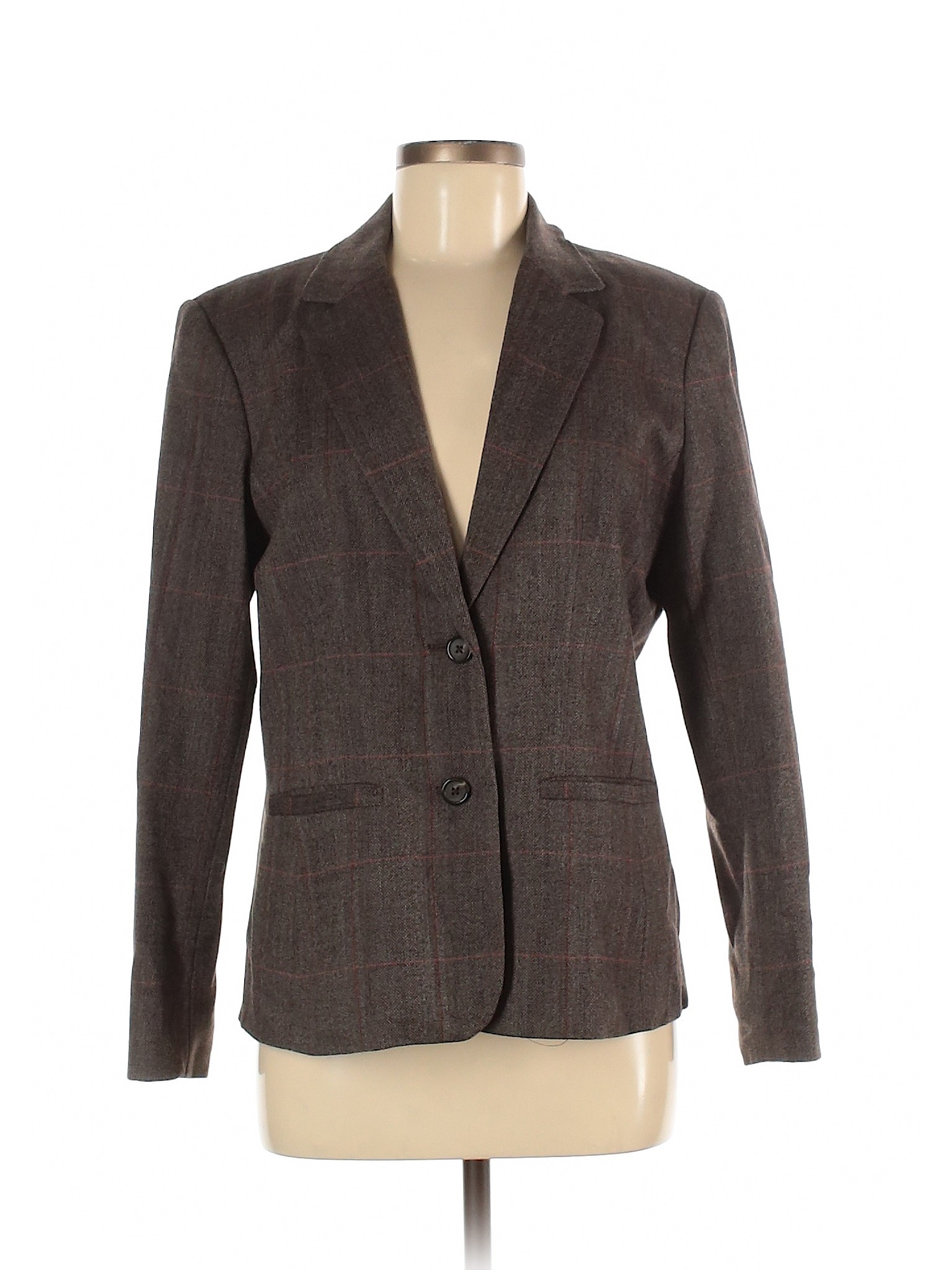 Rafaella Women Brown Wool Blazer 8 eBay