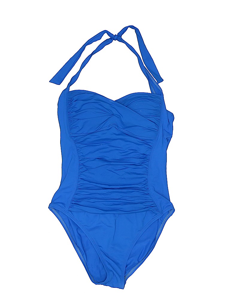 La Blanca Blue One Piece Swimsuit Size 10 - 64% off | thredUP