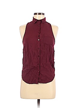 Brandy Melville Sleeveless Button-Down Shirt