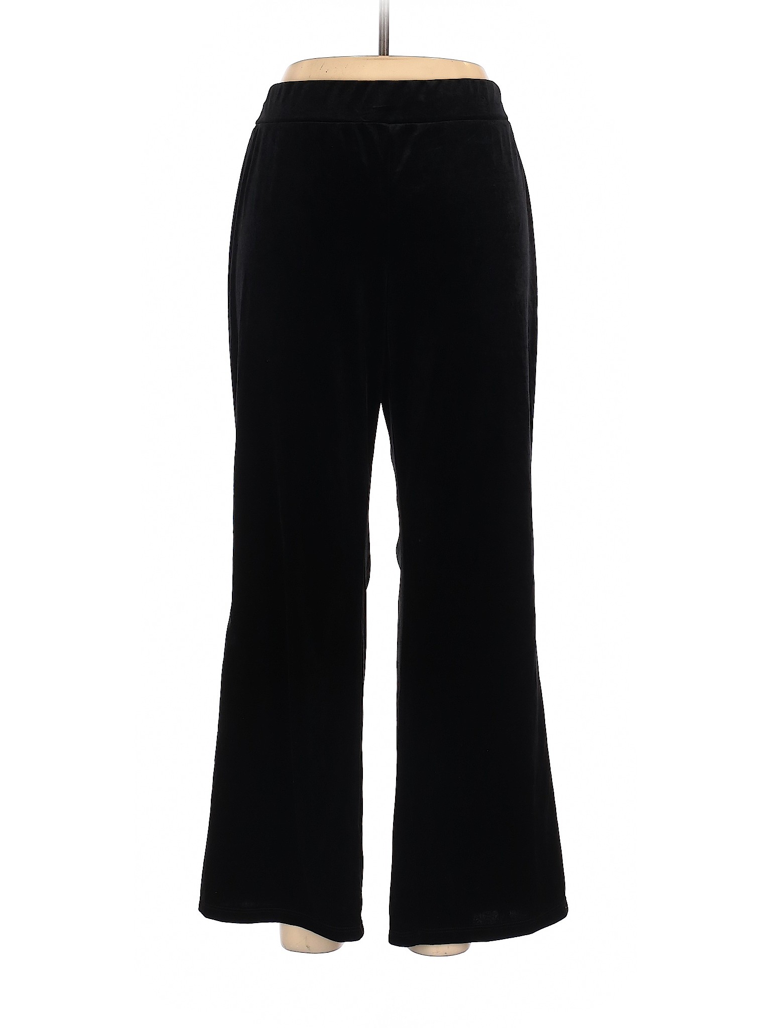 Melissa Paige Women Black Velour Pants XL Petites | eBay