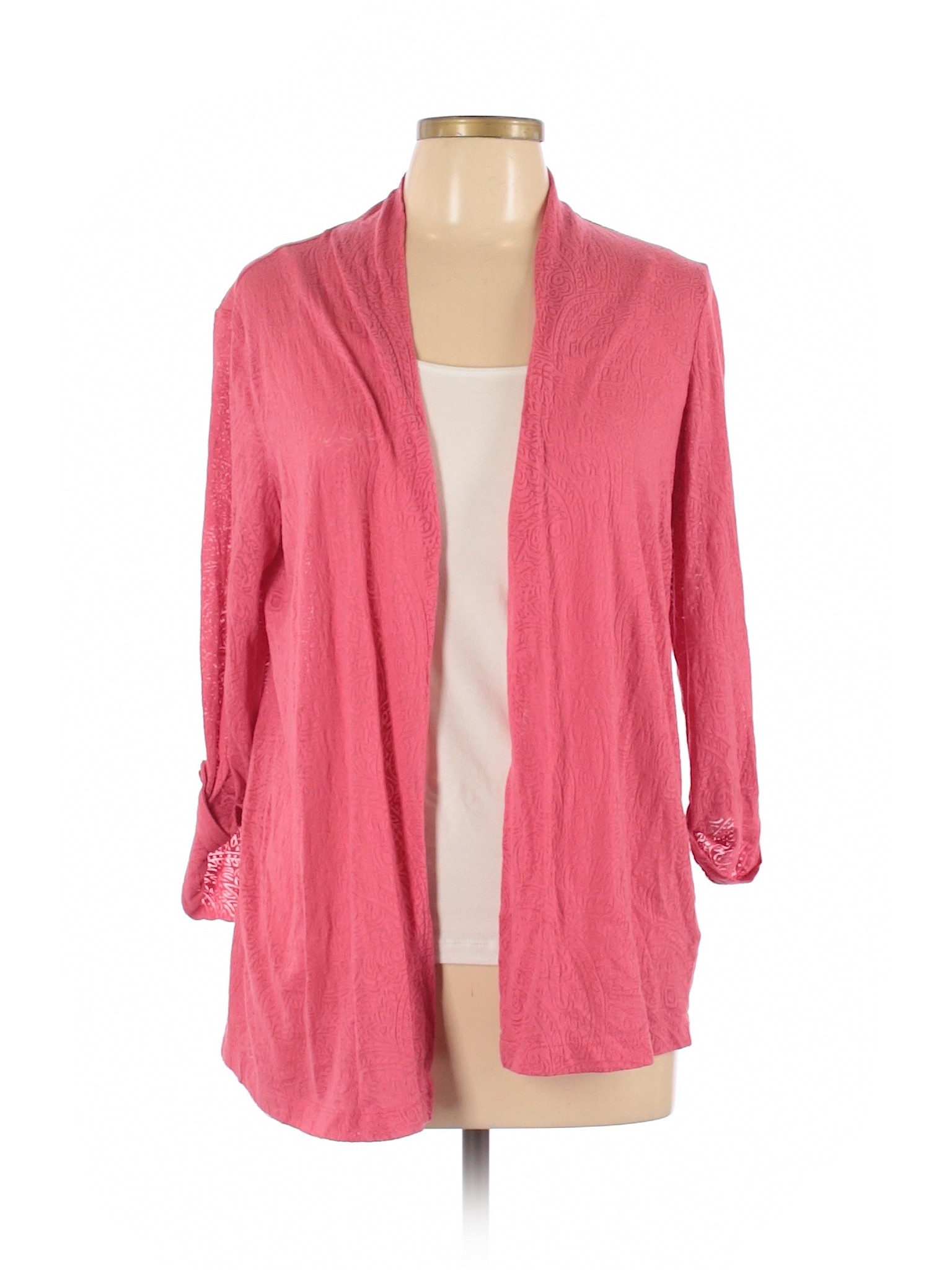 Croft & Barrow Women Pink Cardigan L | eBay