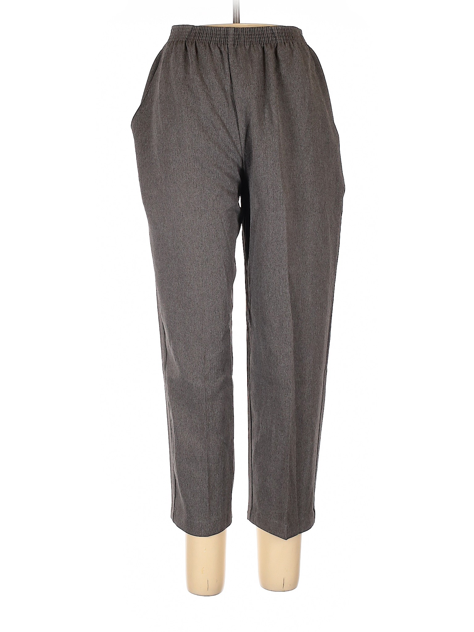 Briggs Women Gray Casual Pants 12 Petites | eBay