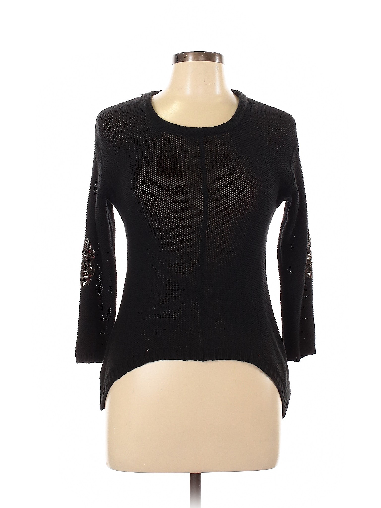 Vintage Havana Women Black Pullover Sweater L | eBay