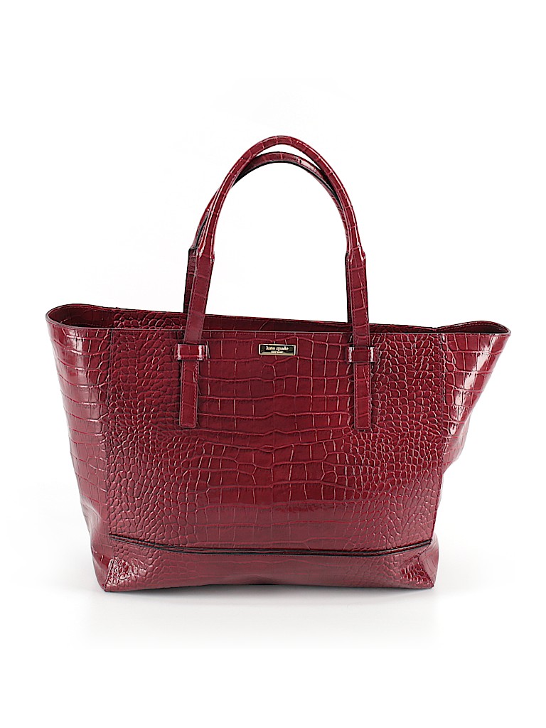 kate spade tote burgundy