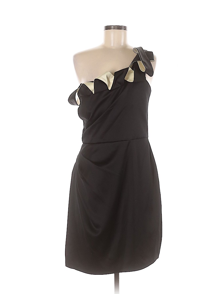 Max and Cleo 100% Polyester Black Cocktail Dress Size 12 - photo 1