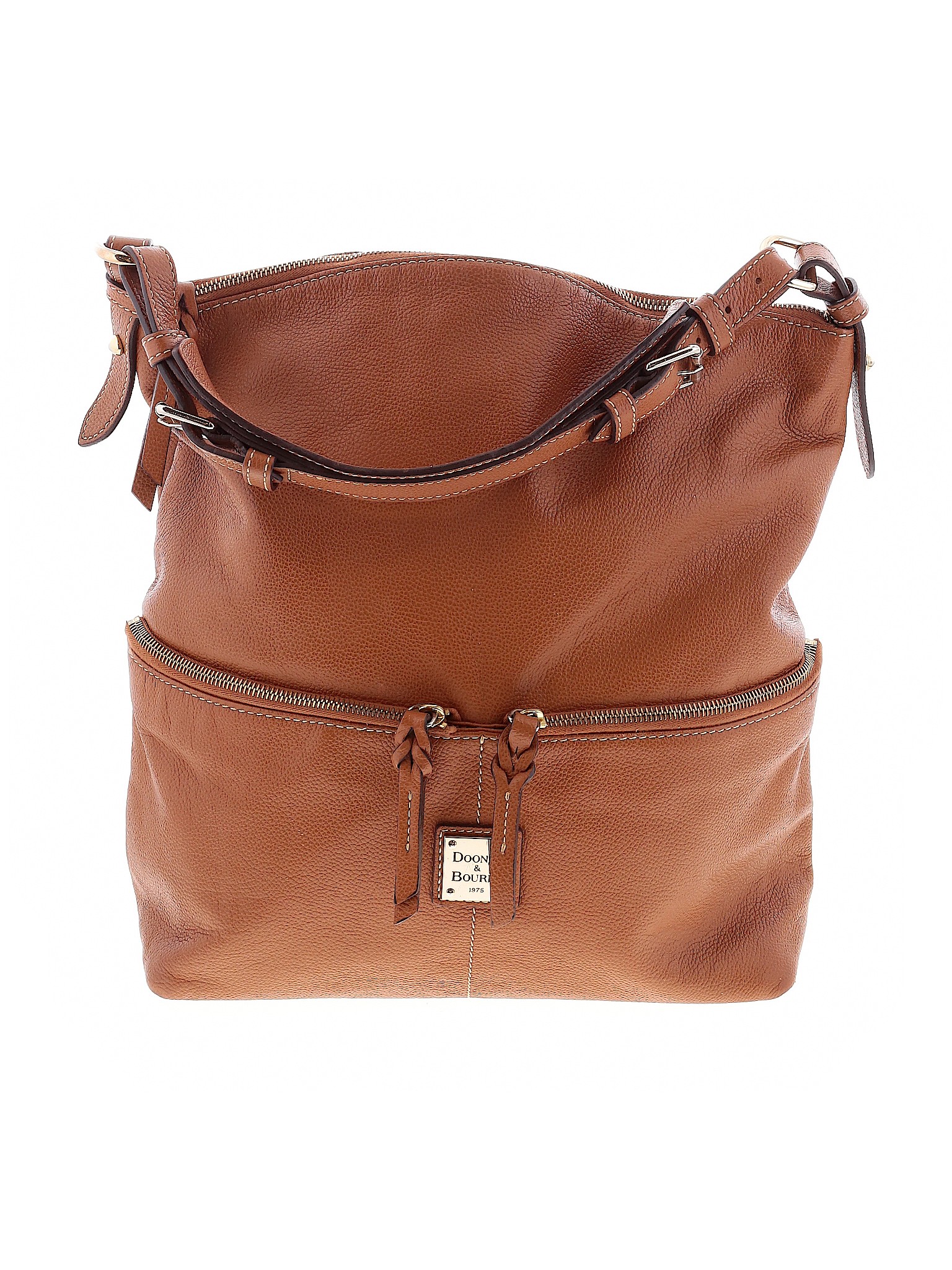 dooney and bourke brown leather bag