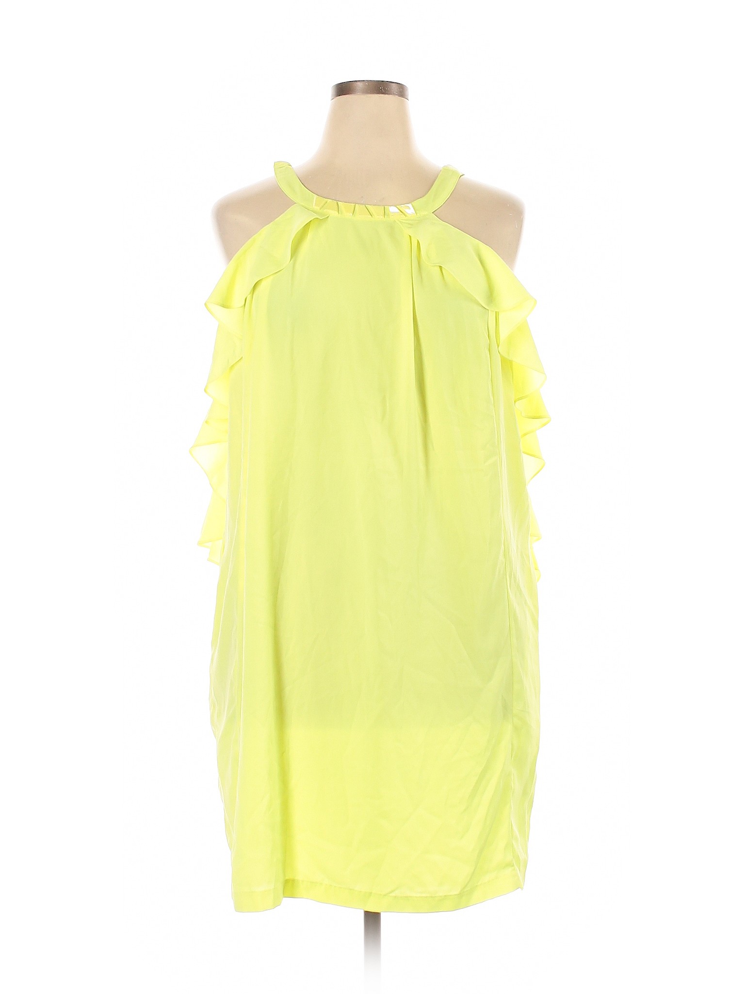 H&M Women Yellow Cocktail Dress 14 | eBay