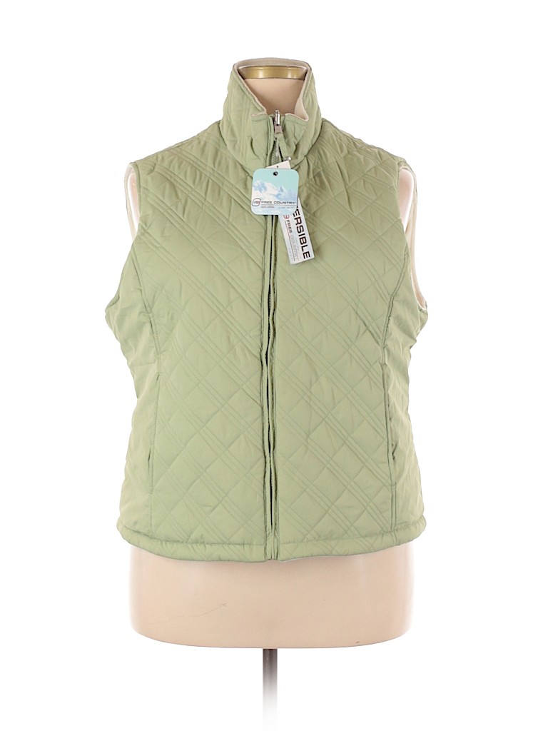 Free Country Green Vest Size XXL - 62% off | thredUP