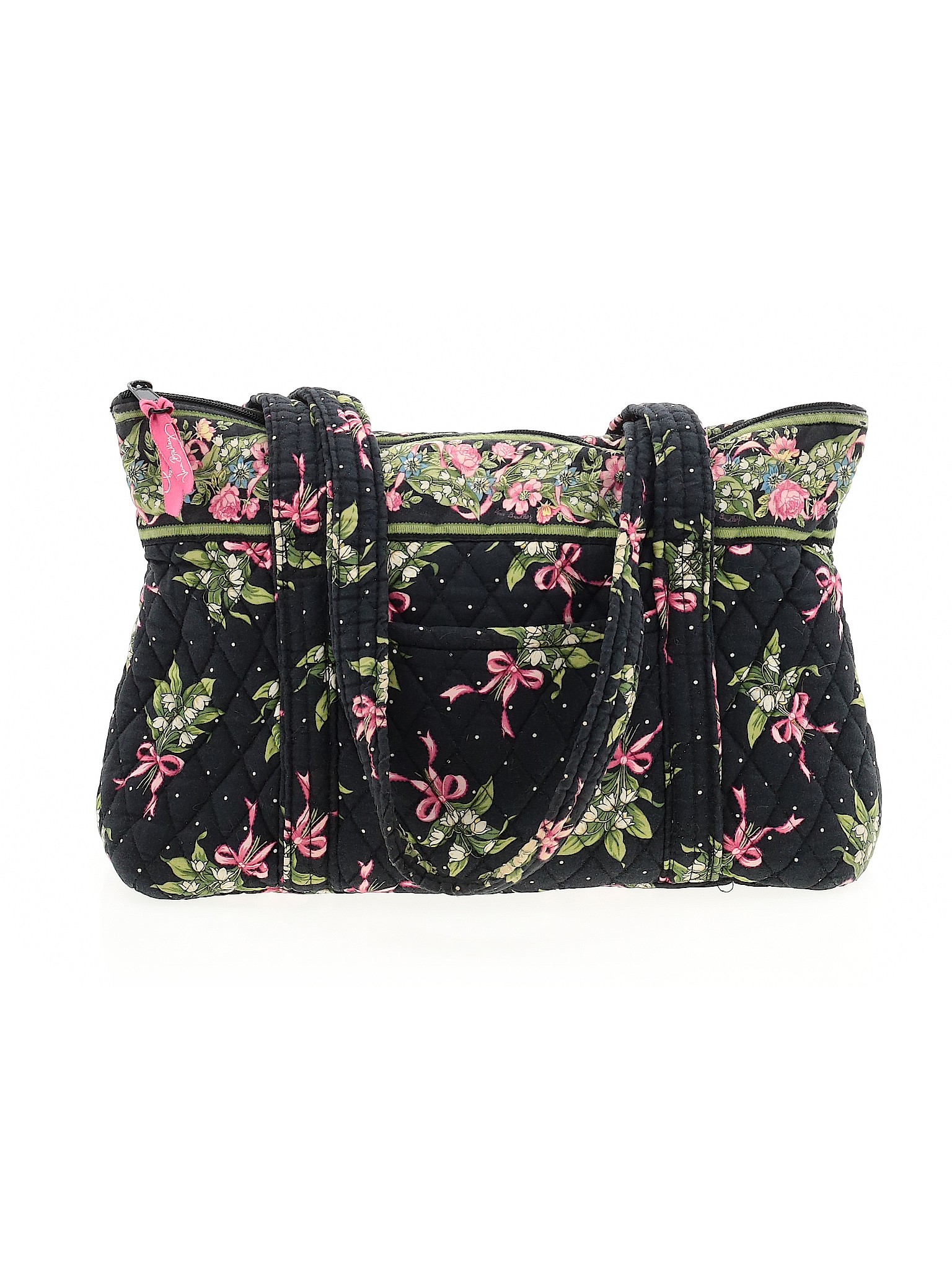 Vera Bradley Floral Black Shoulder Bag One Size 63 off thredUP