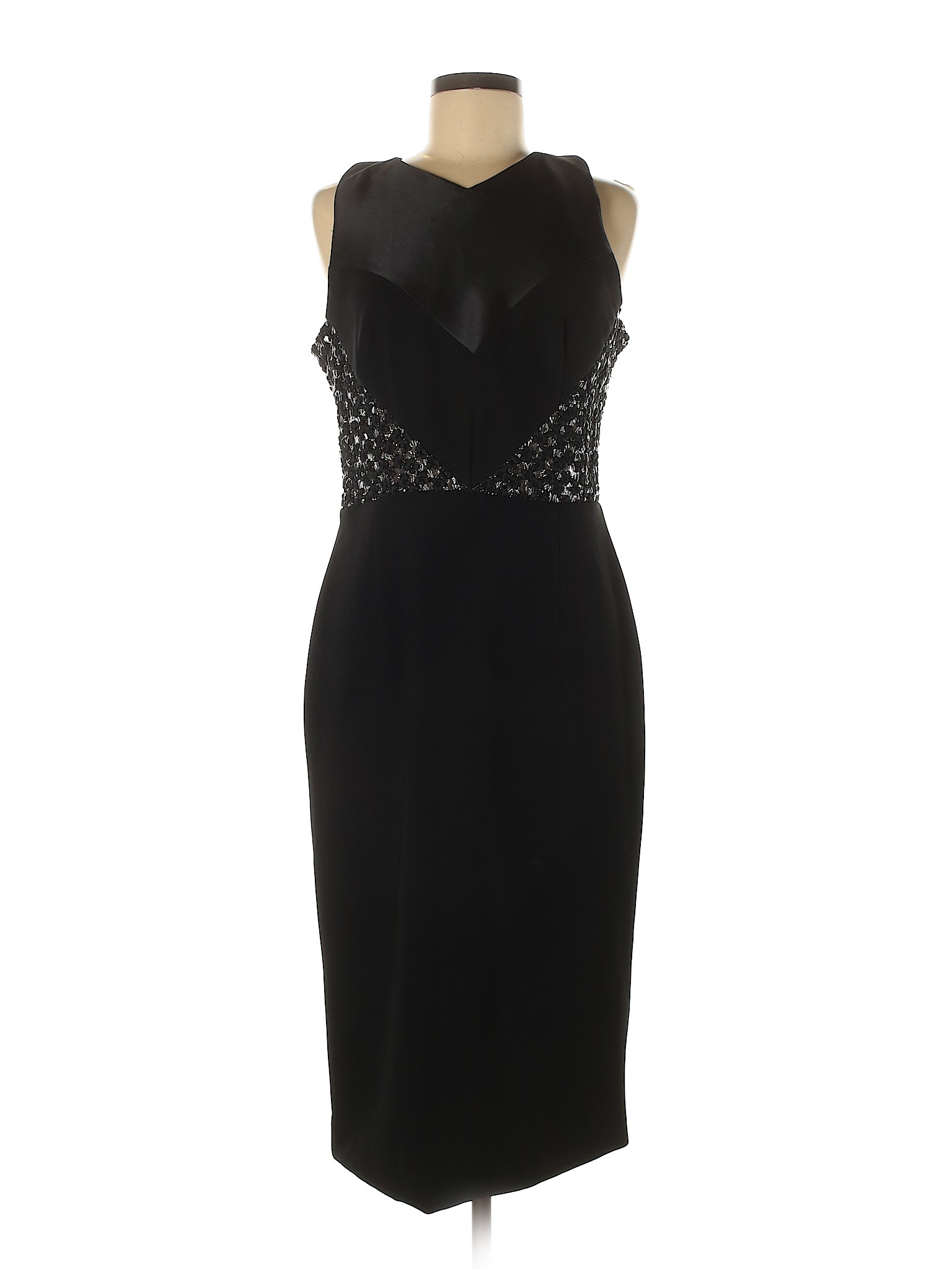 Theia Women Black Cocktail Dress 10 Ebay 