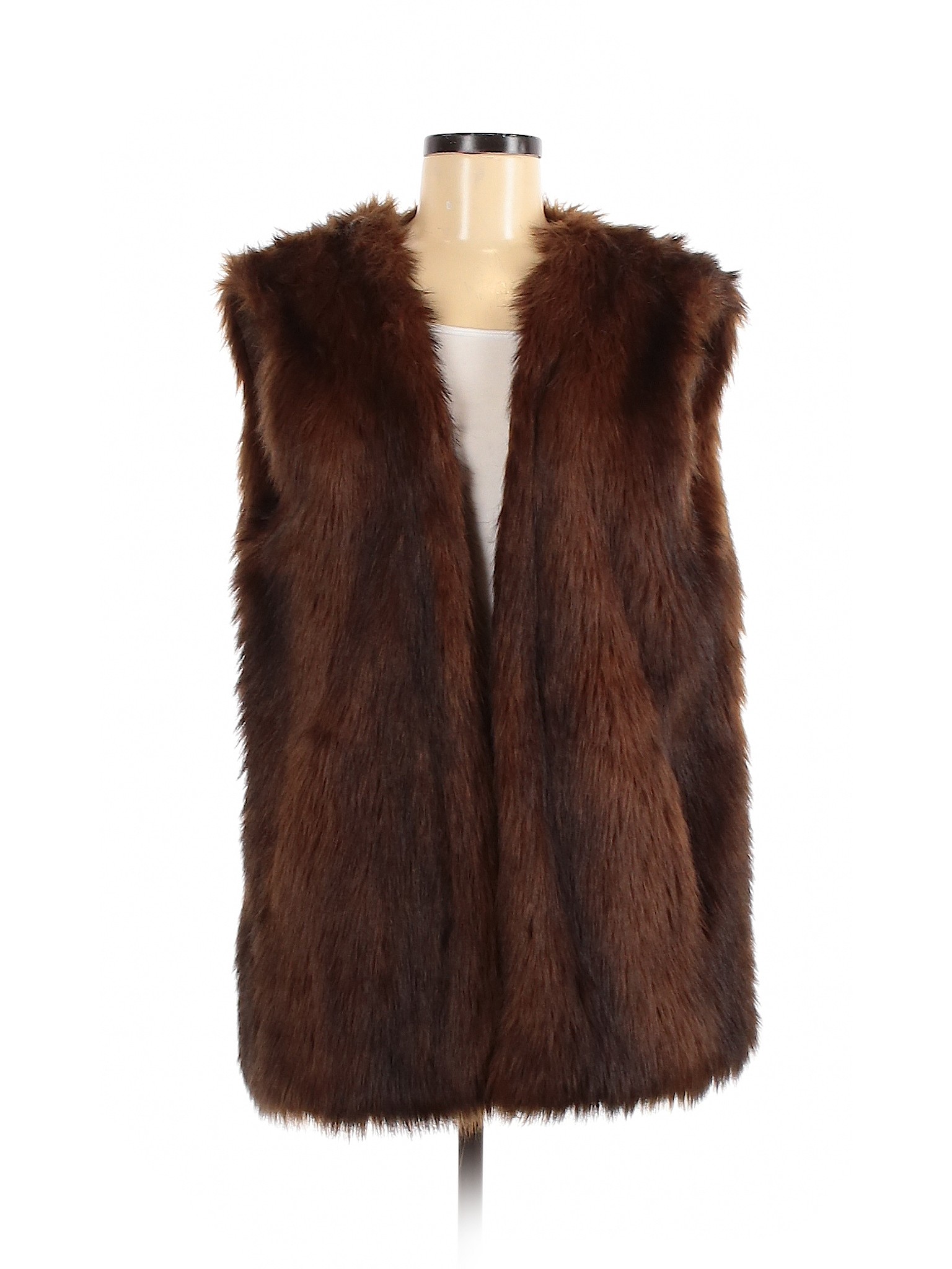 zara fur vest