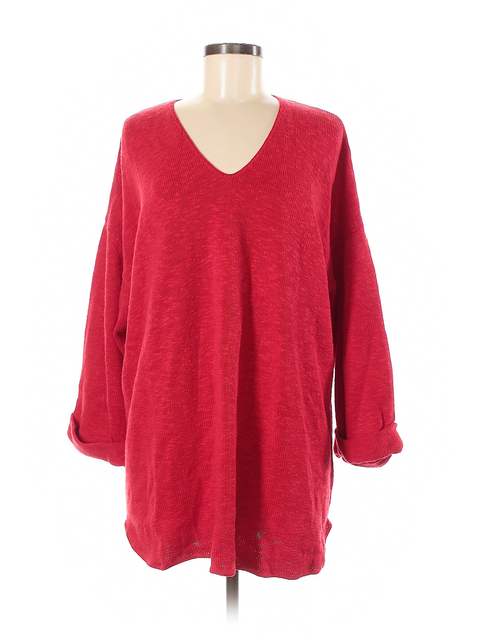 AVALIN Women Red Pullover Sweater One Size | eBay