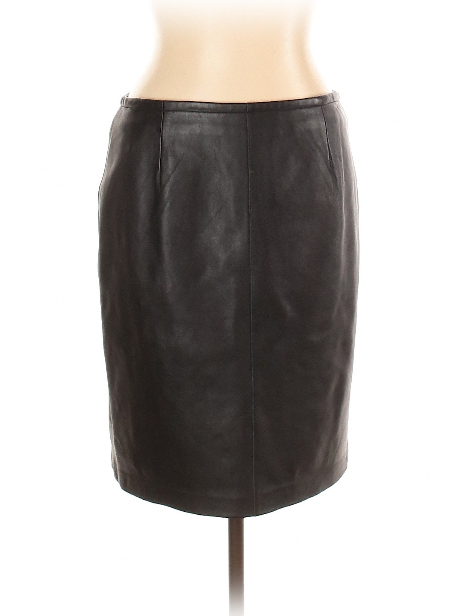 Express Women Black Leather Skirt 10 | eBay