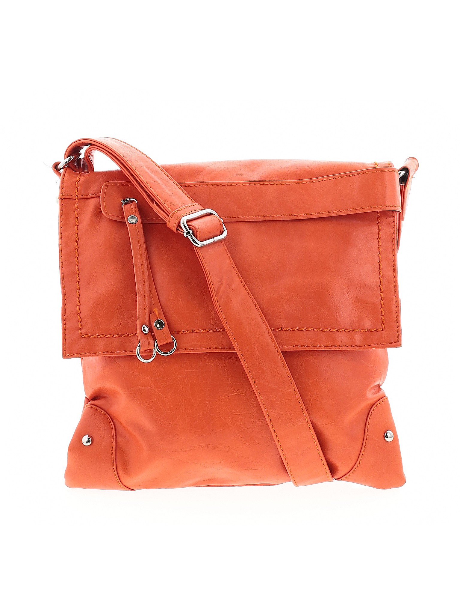 orange crossbody bag men's