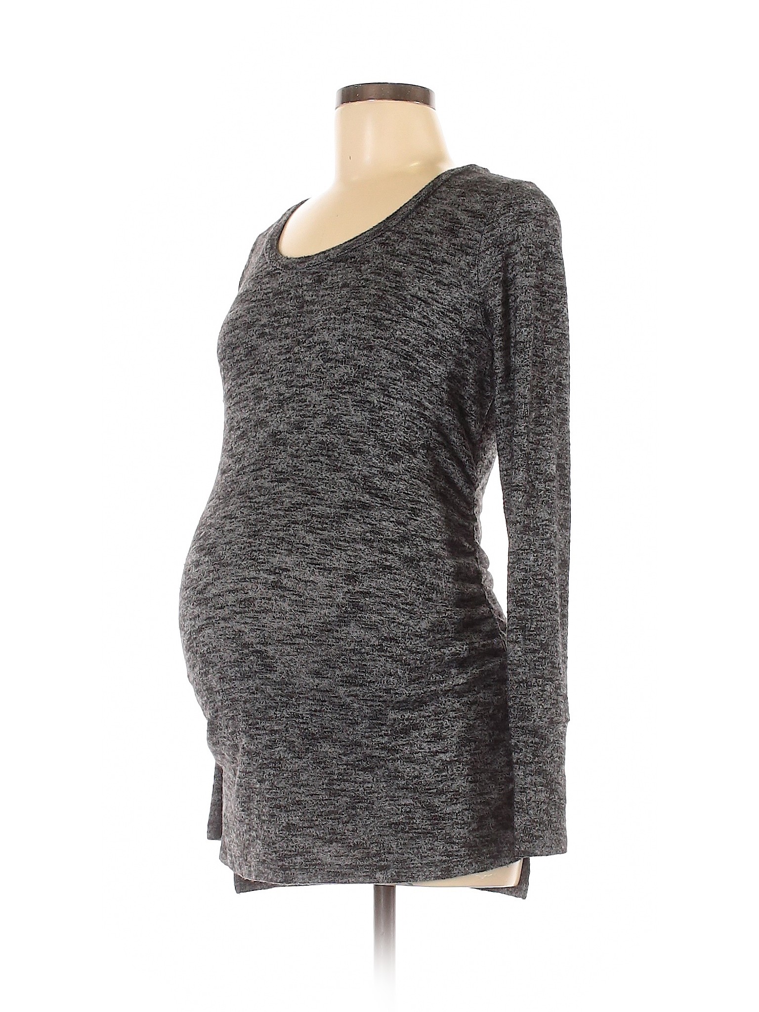 Liz Lange Maternity Women Gray Long Sleeve Top M Maternity | eBay