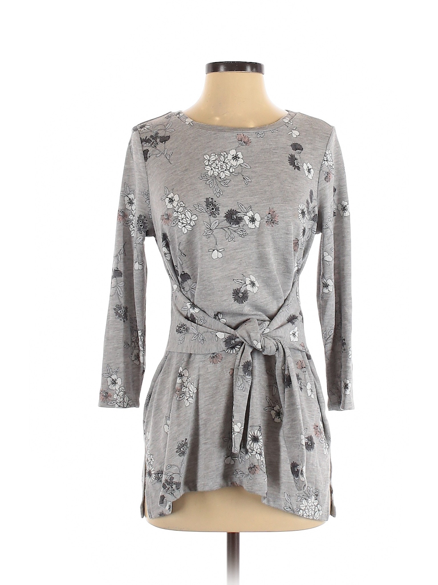 Liz Claiborne Women Gray Casual Dress S | eBay