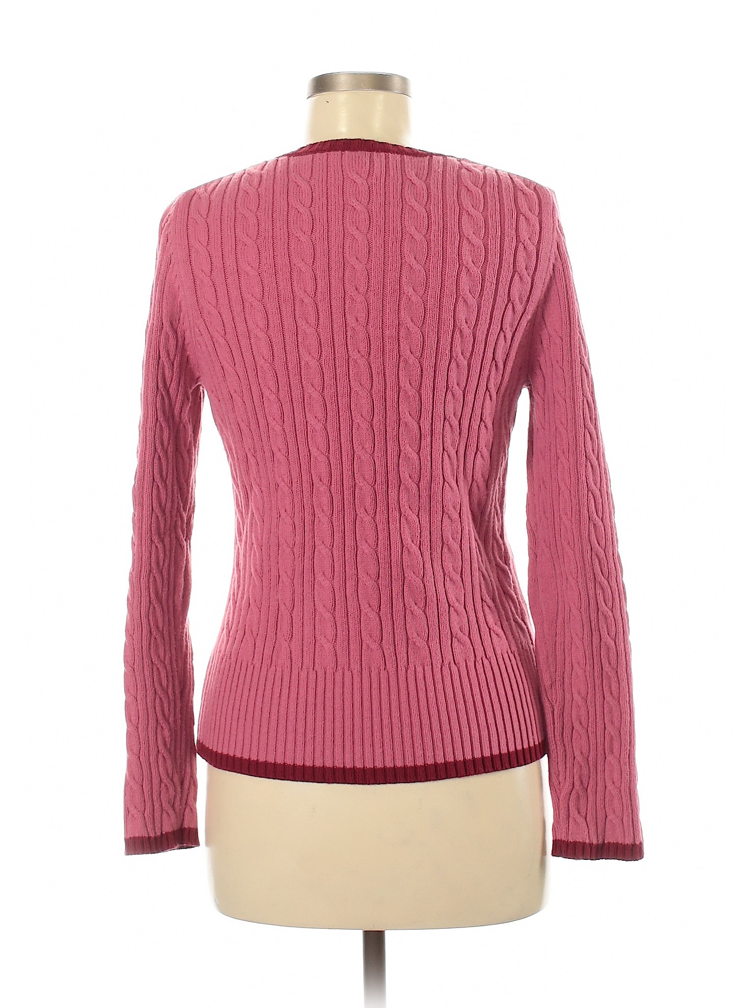 Ann Taylor LOFT Women Pink Pullover Sweater L eBay