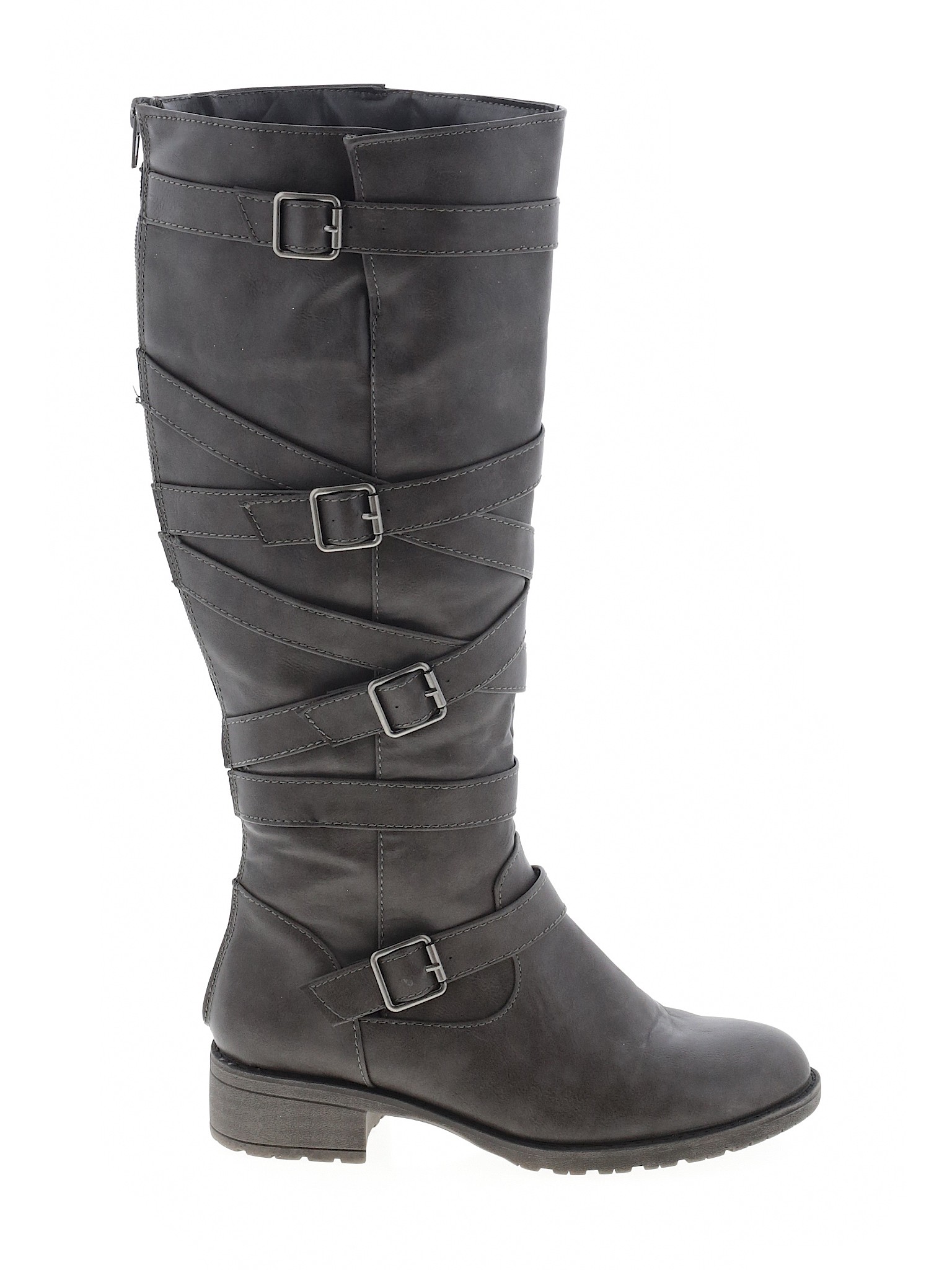 Just Fab Women Gray Boots US 6.5 | eBay