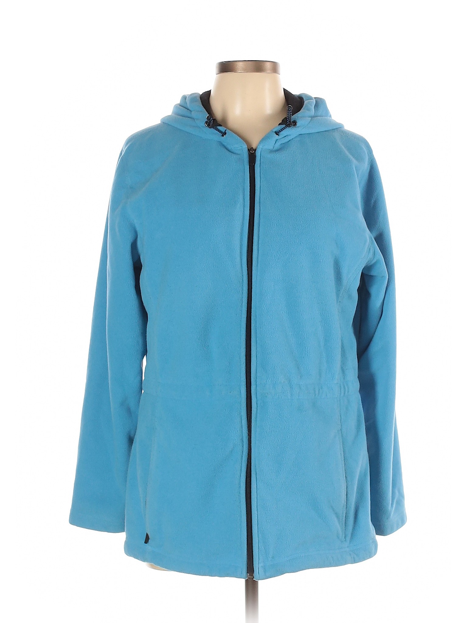 Lands' End Women Blue Jacket 10 | eBay