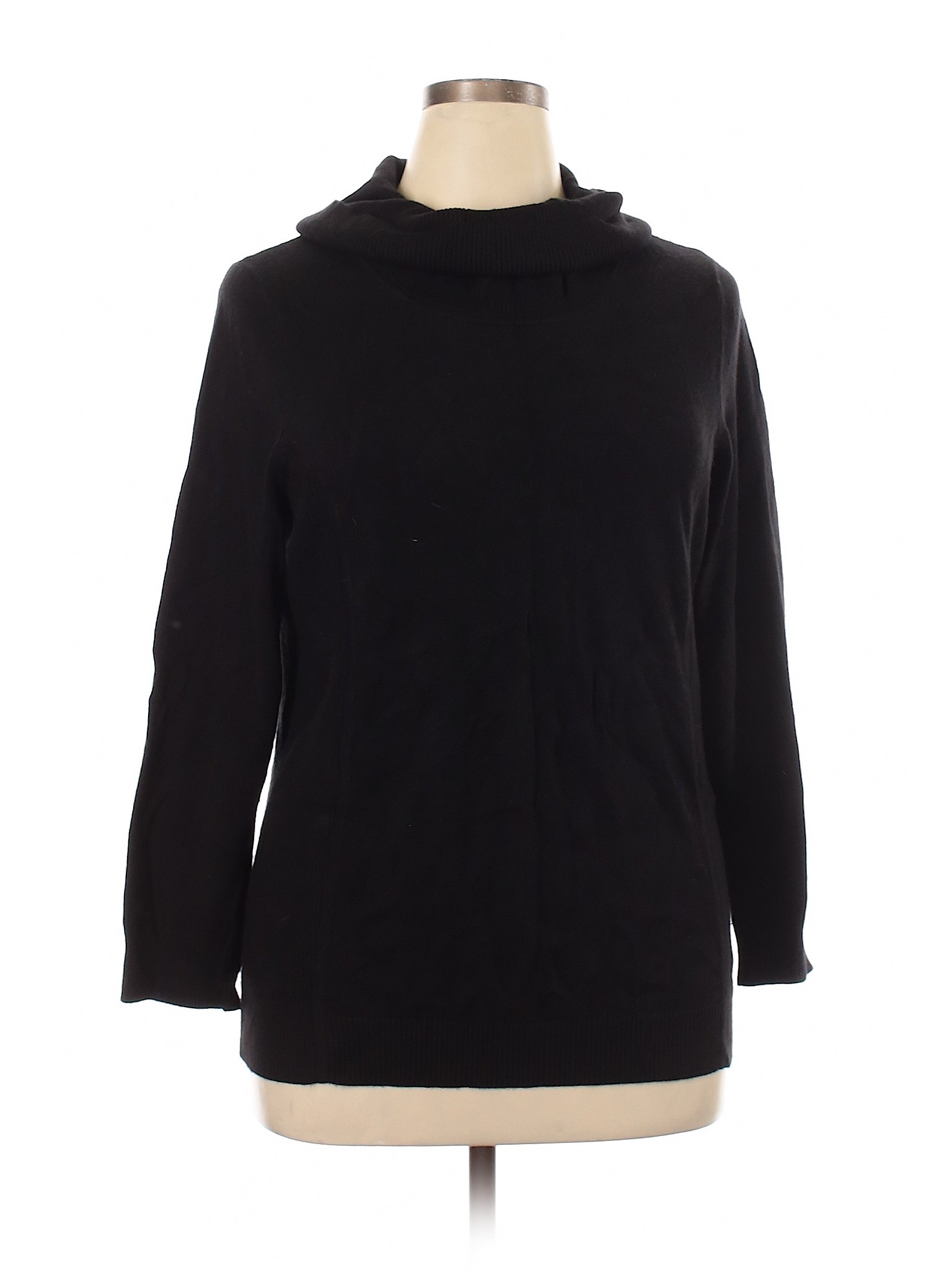 Cj Banks Women Black Pullover Sweater 1X Plus | eBay