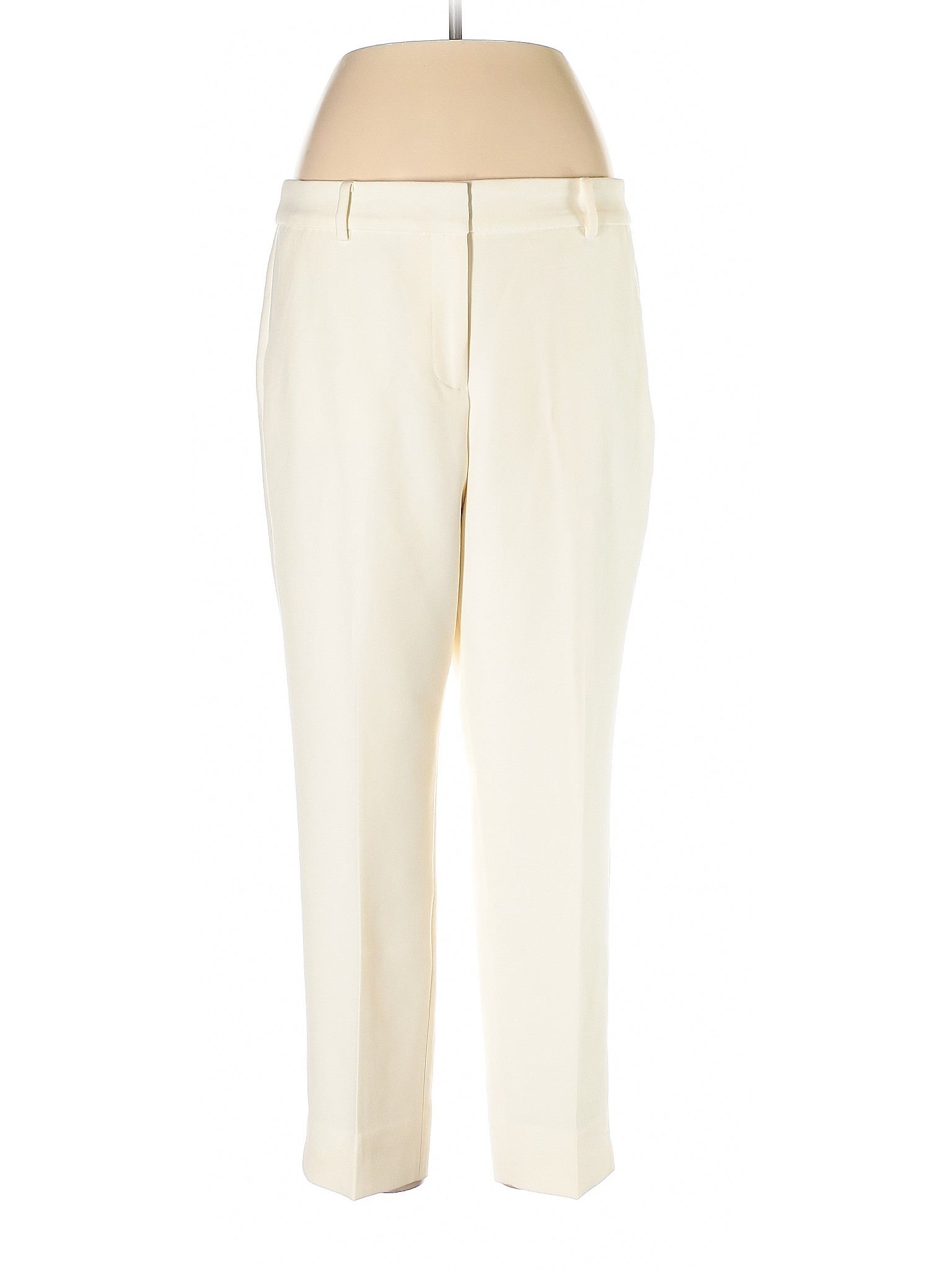 Talbots Women Ivory Dress Pants 12 Petites | eBay