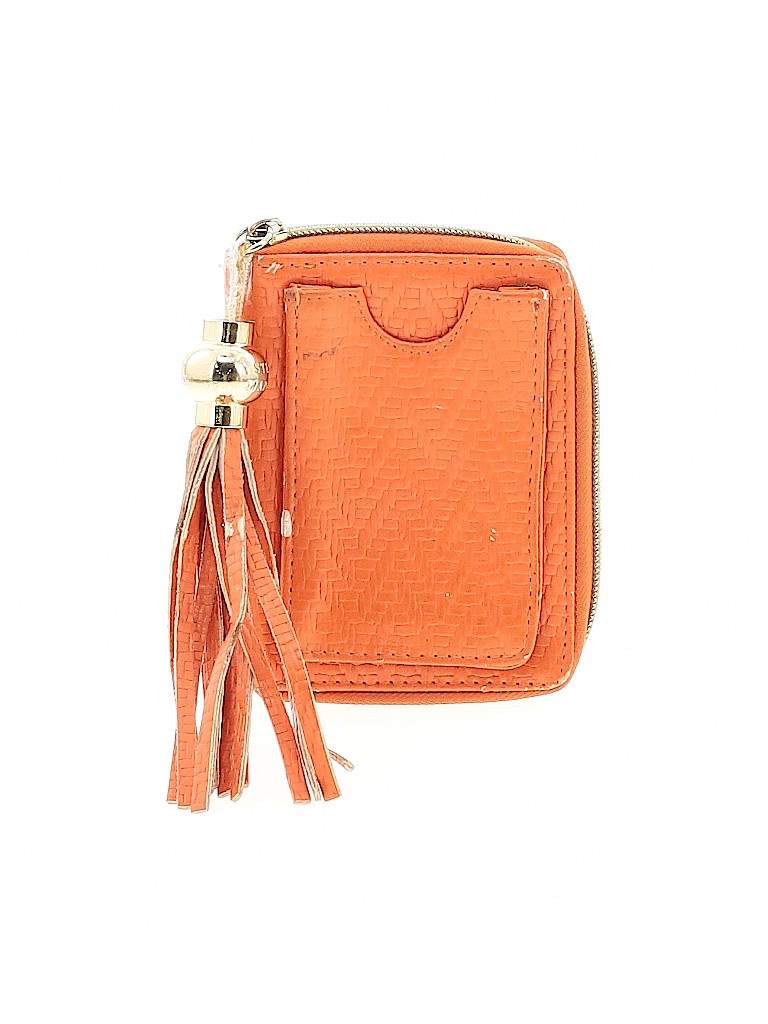 steve madden orange wallet