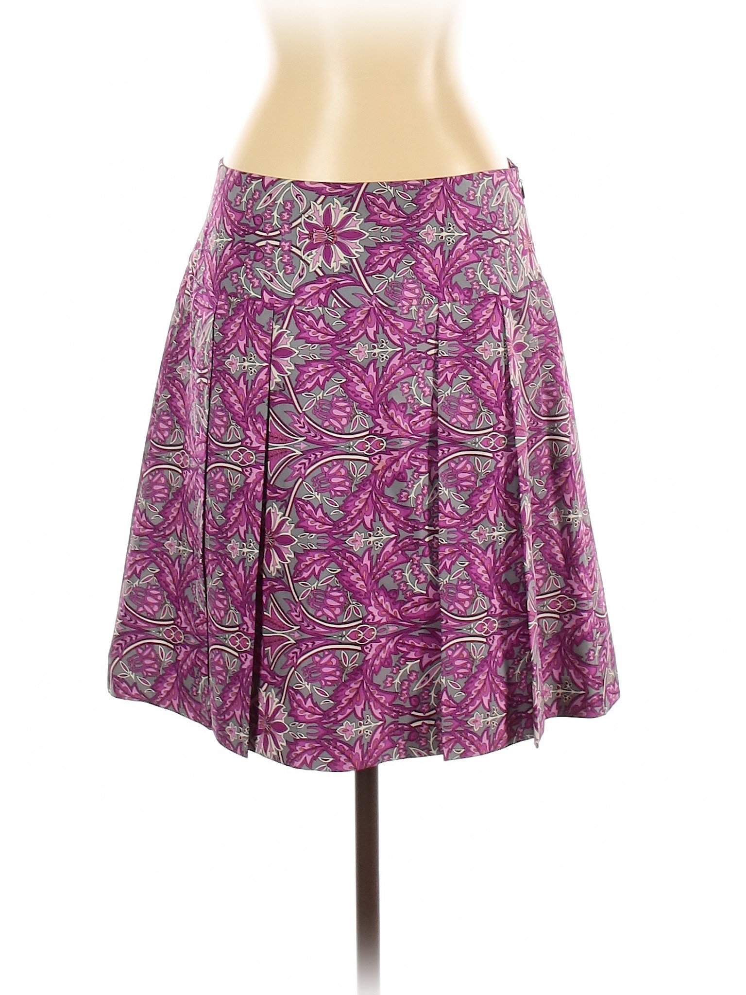 Banana Republic Women Purple Silk Skirt 4 | eBay