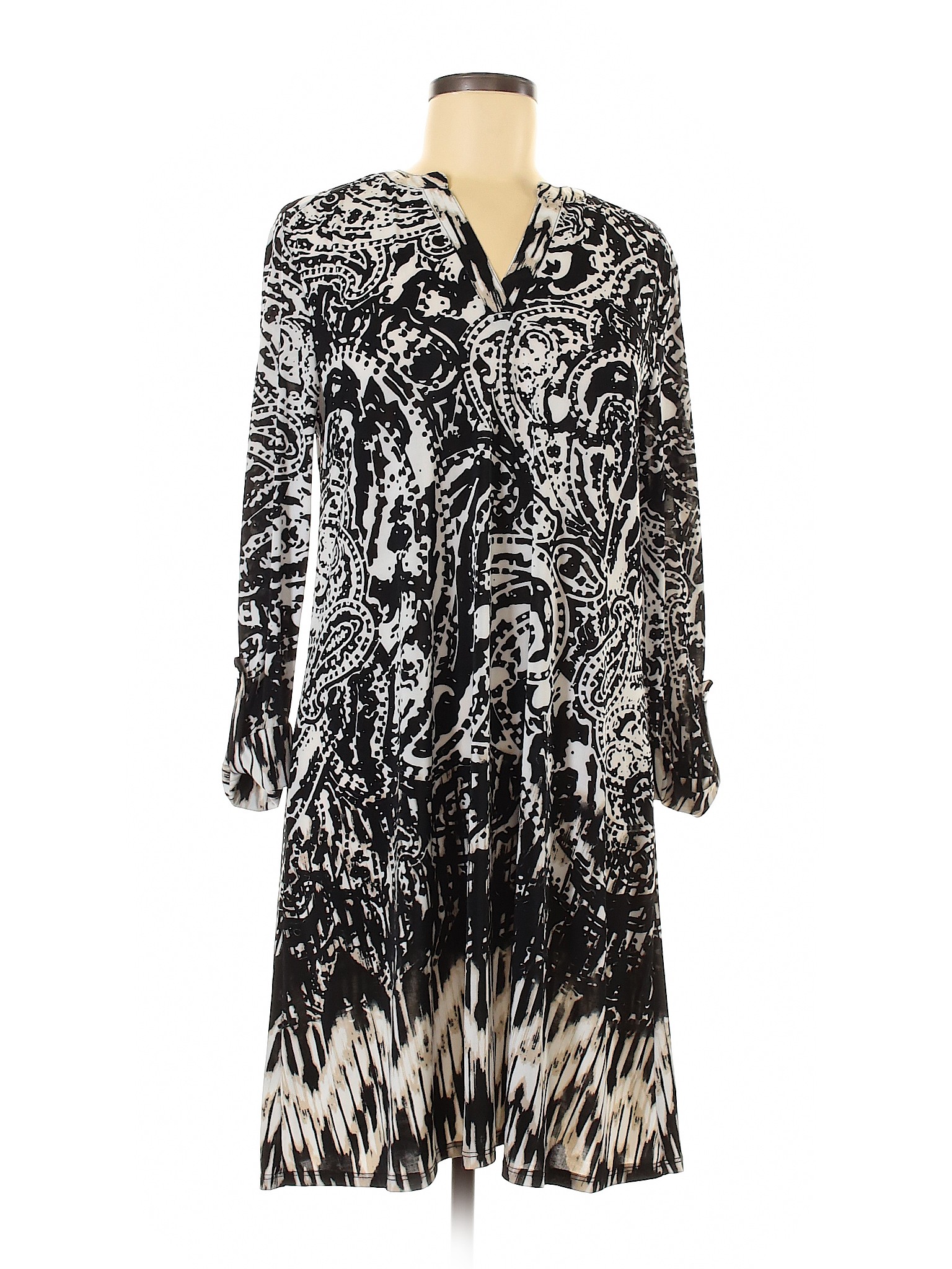 New Directions Women Black Casual Dress S | eBay