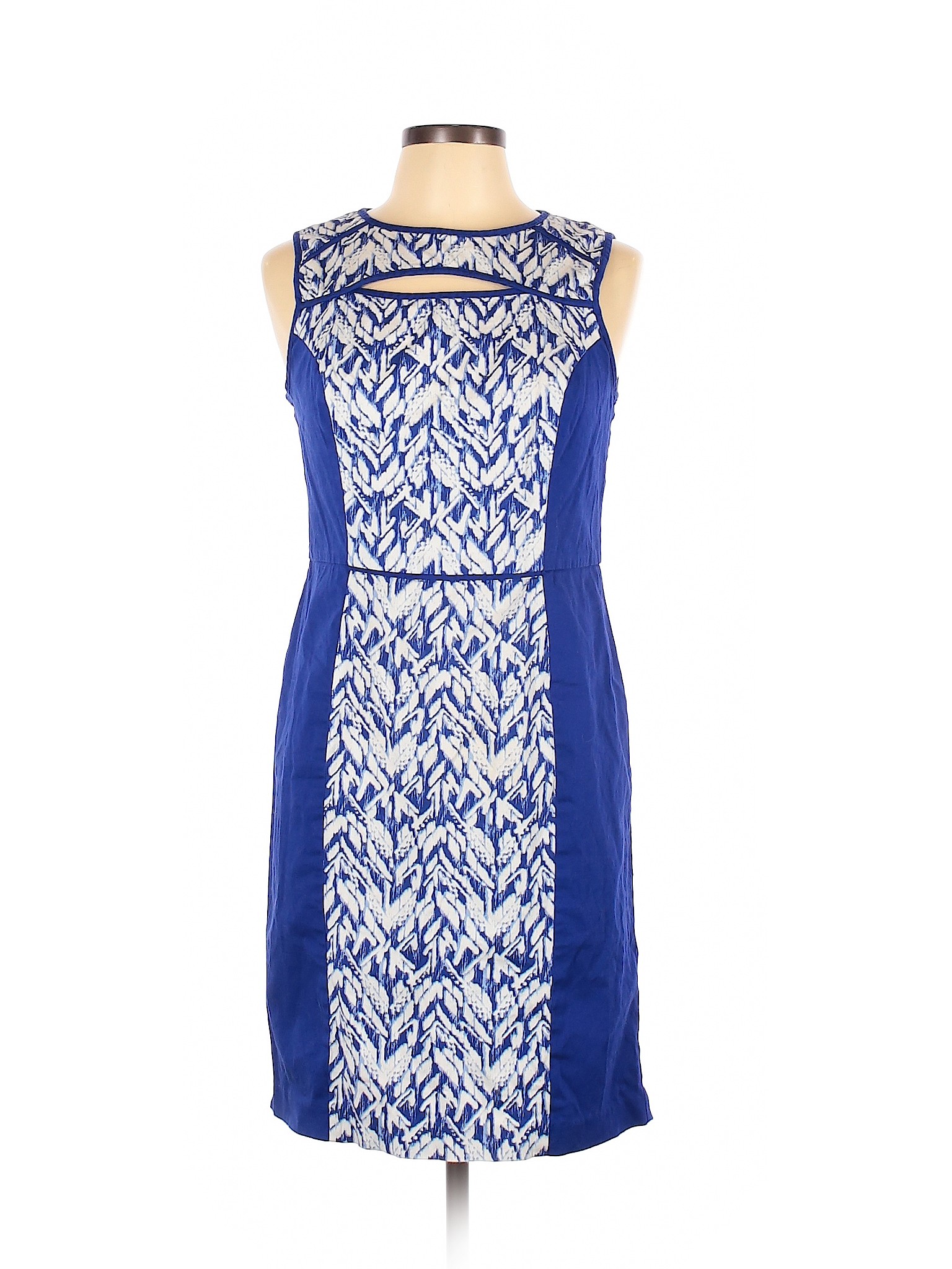 Roz & Ali Women Blue Casual Dress 12 | eBay