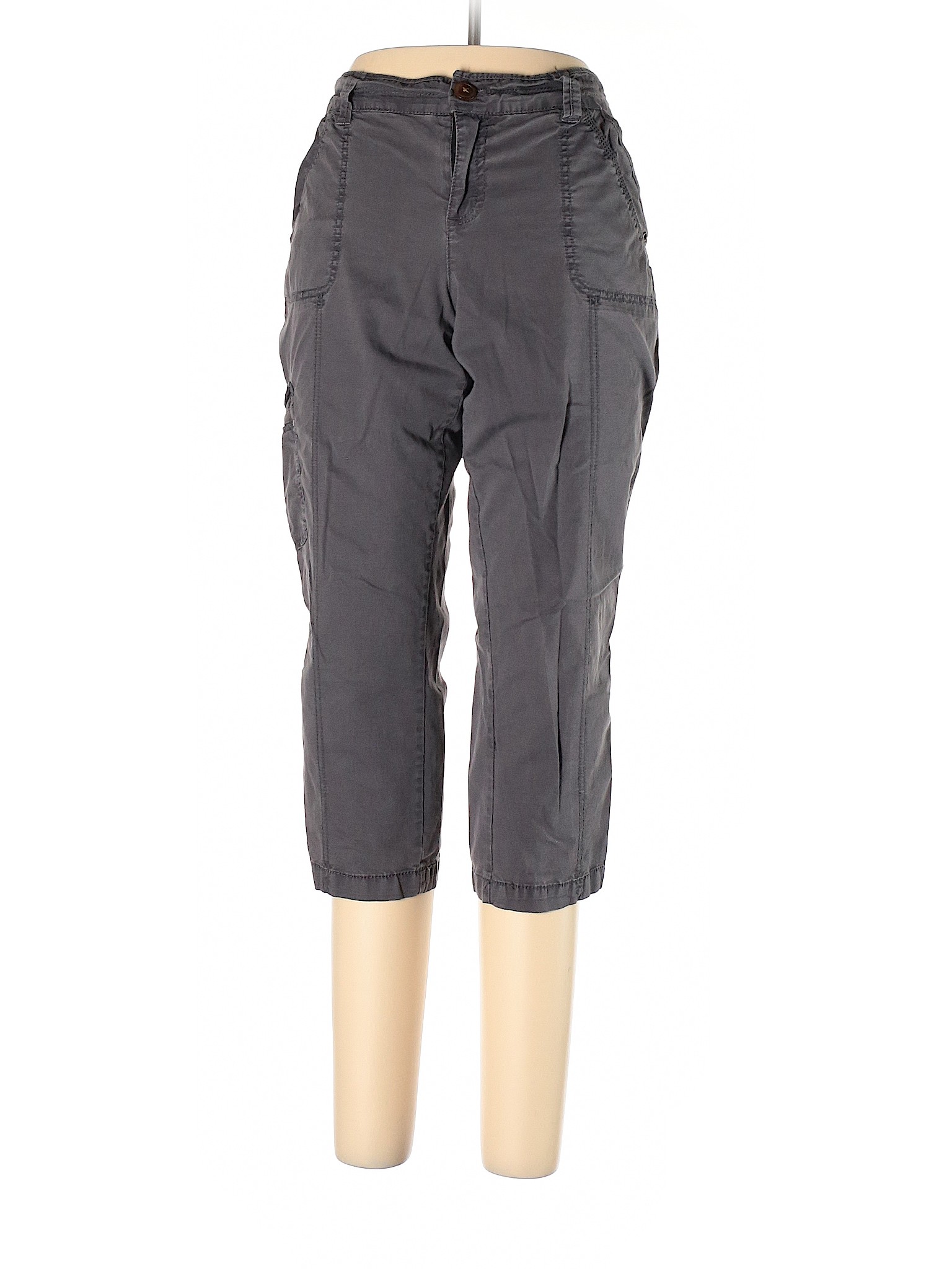 Maurices Women Gray Cargo Pants 13 | eBay