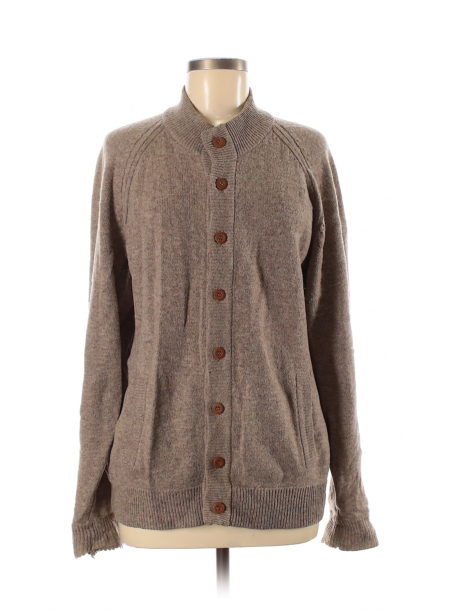 Barneys New York Women Brown Wool Cardigan M | eBay