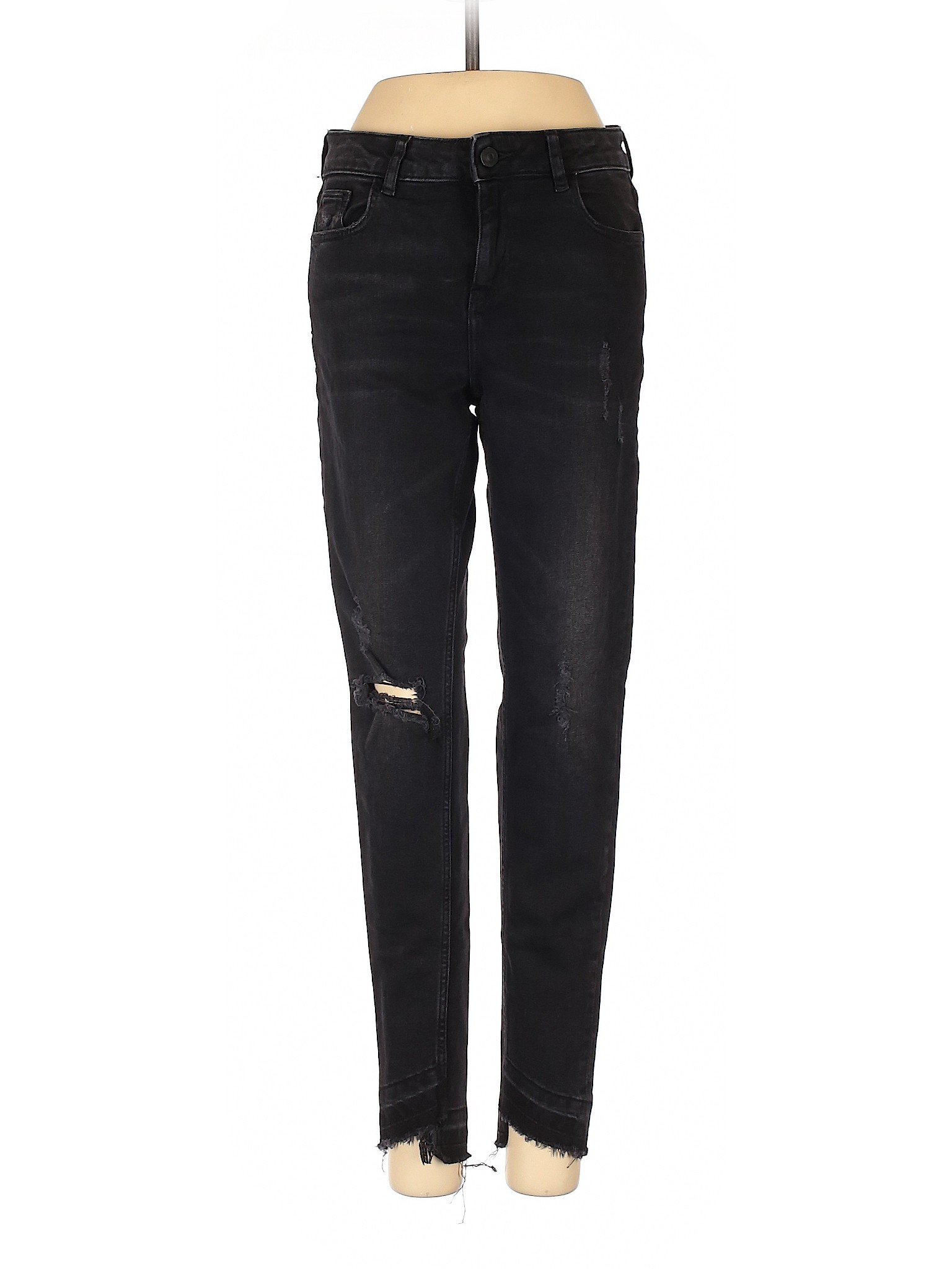 Zara Basic Women Black Jeans 2 | eBay