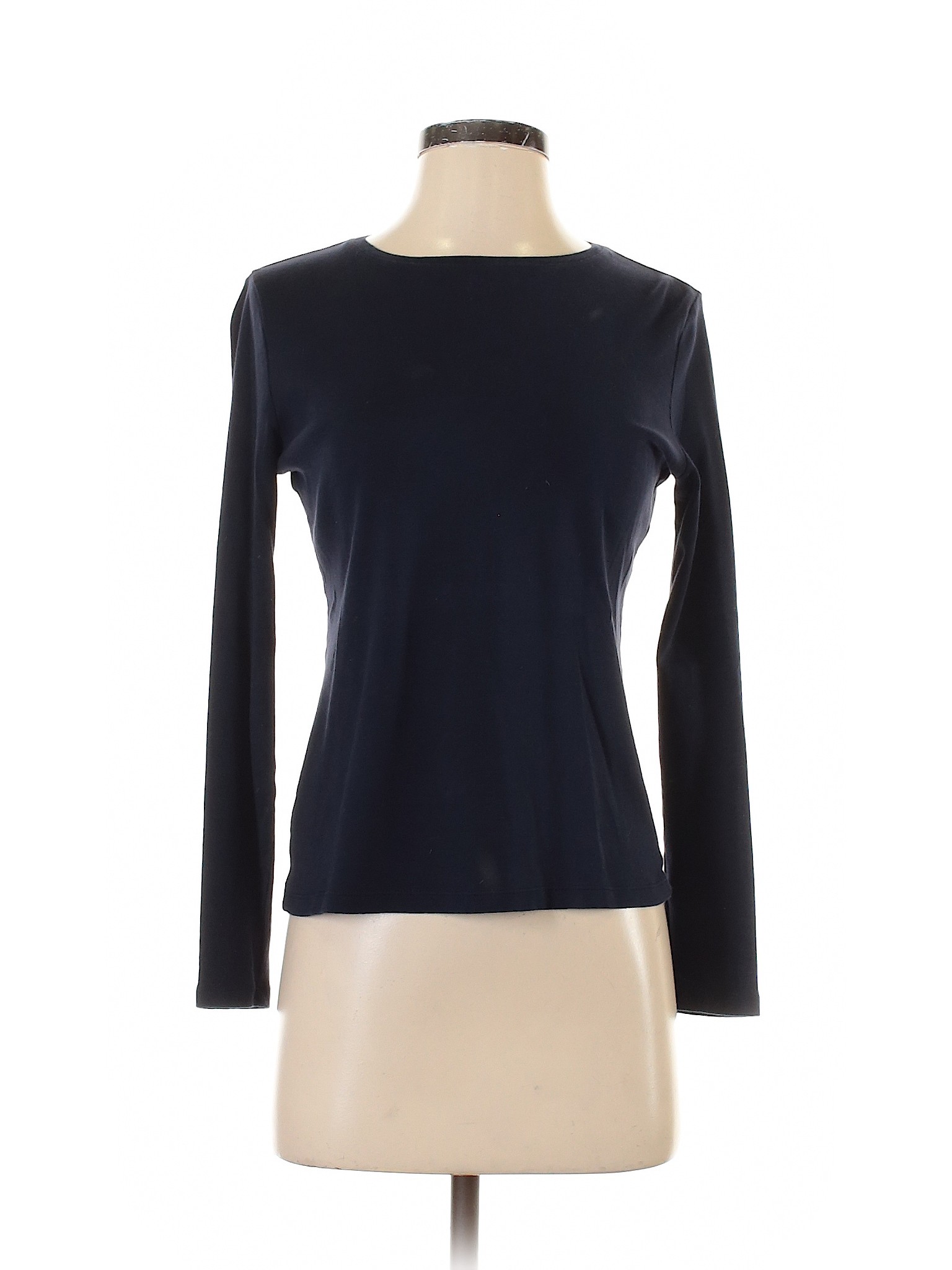Talbots Women Black Long Sleeve T-Shirt S Petites | eBay
