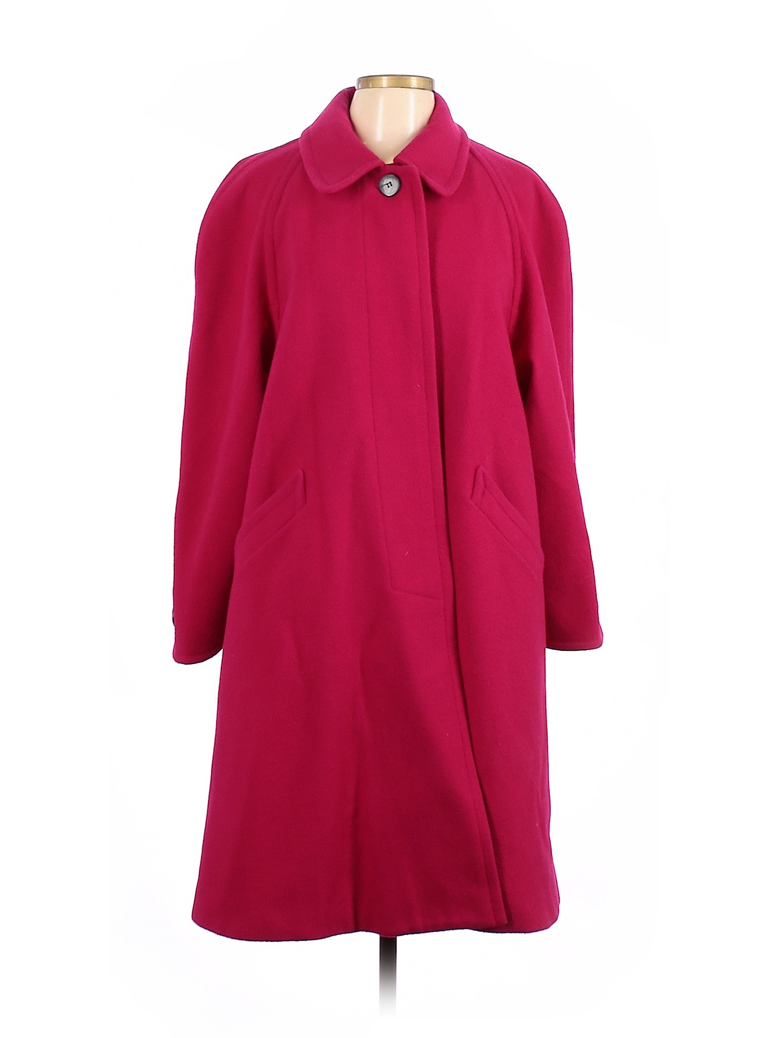 Jones New York Women Pink Wool Coat 10 | eBay