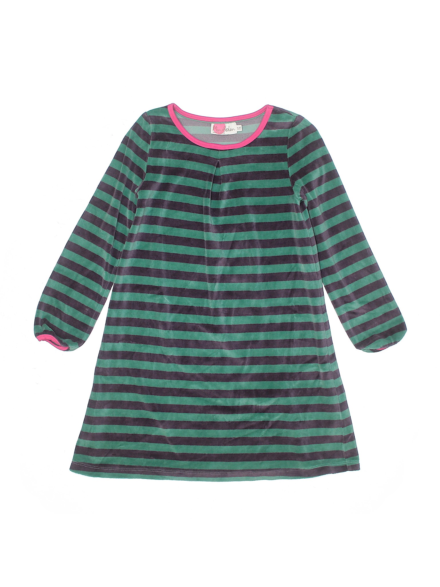 Mini Boden Girls Green Dress 9 | eBay