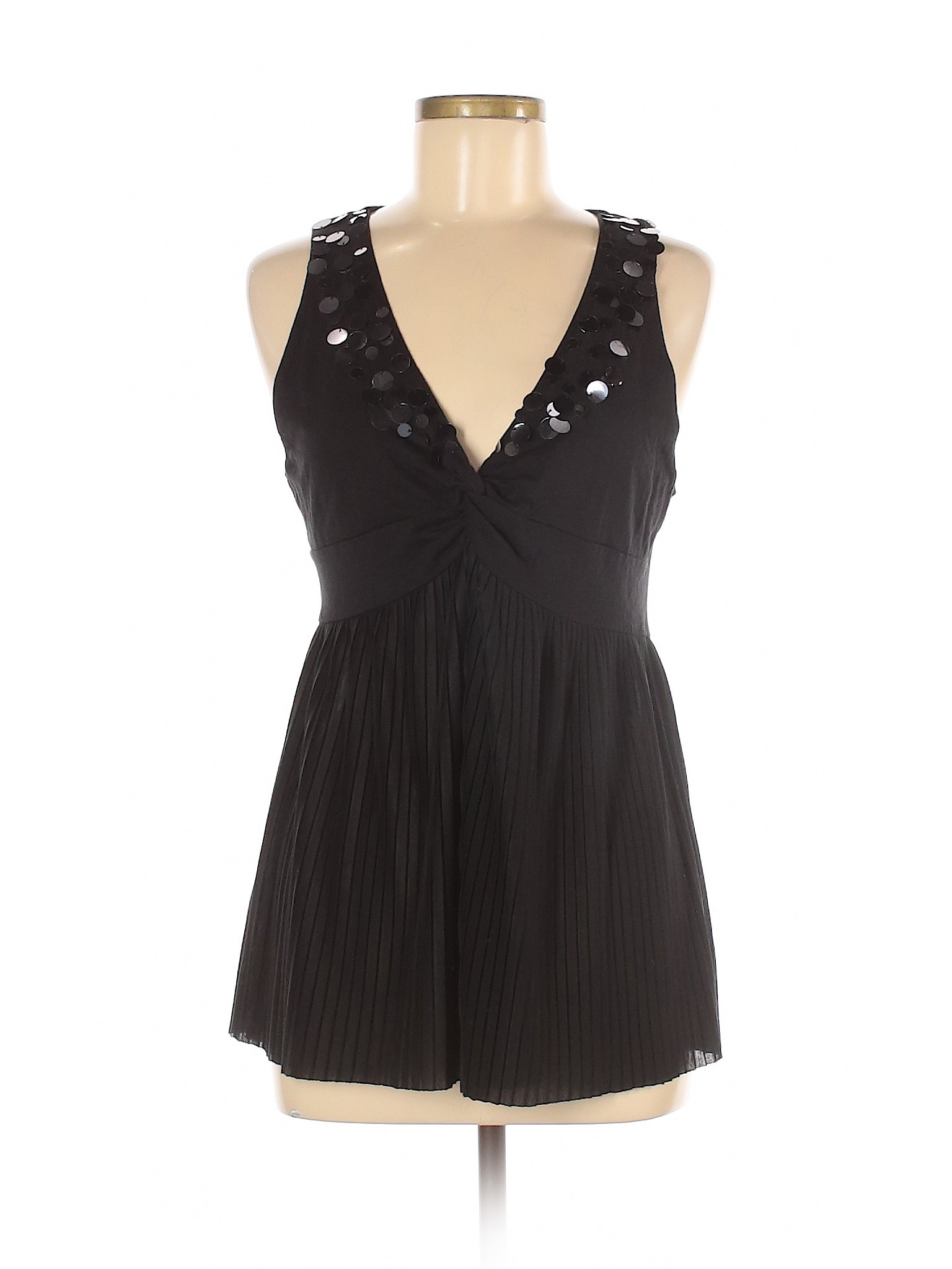 DKNY Jeans Women Black Sleeveless Top M | eBay