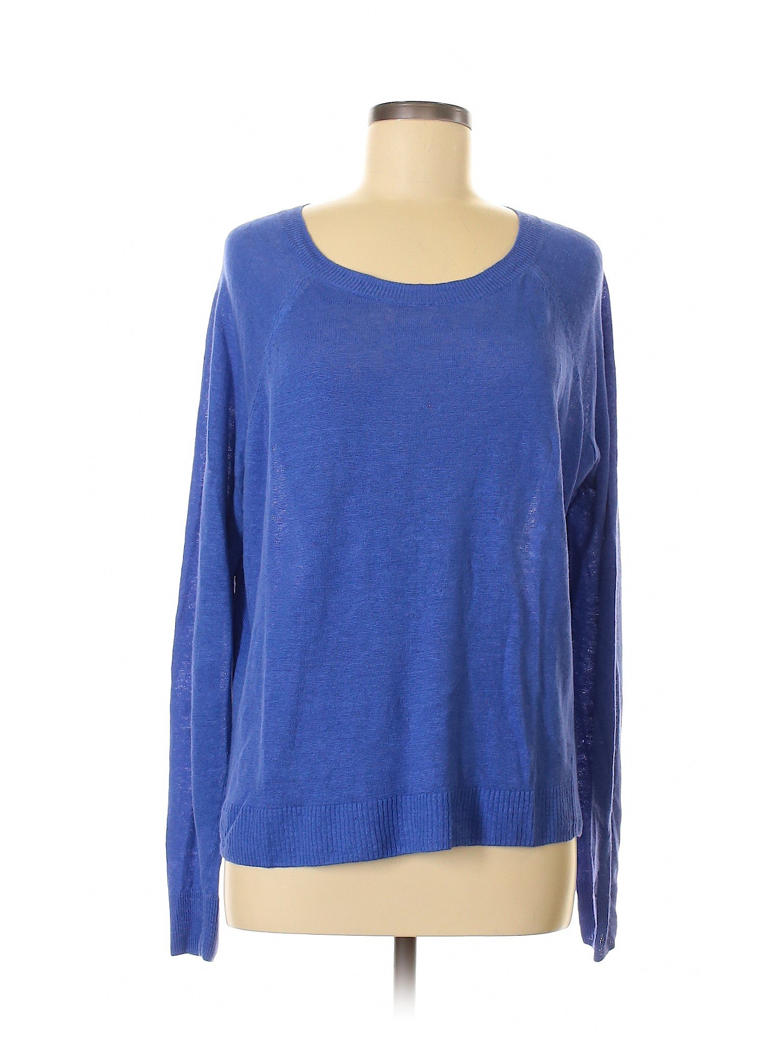 J.Crew Women Blue Pullover Sweater L | eBay