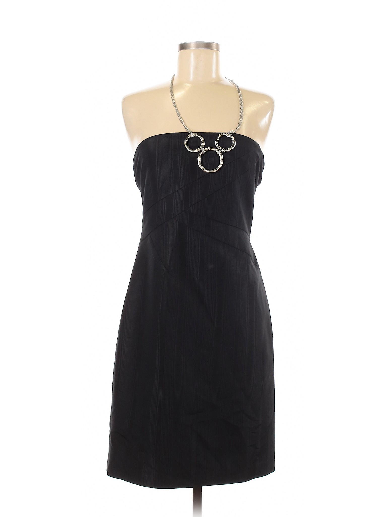 tahari black gown