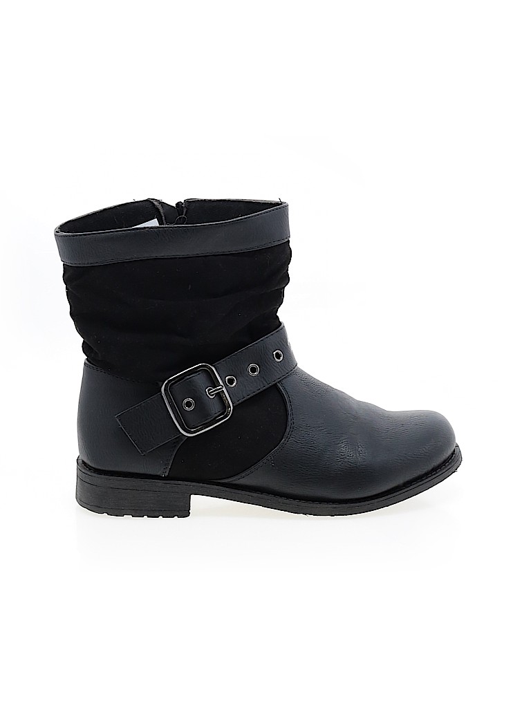 Rachel Shoes Solid Black Ankle Boots Size 4 - 55% off | ThredUp