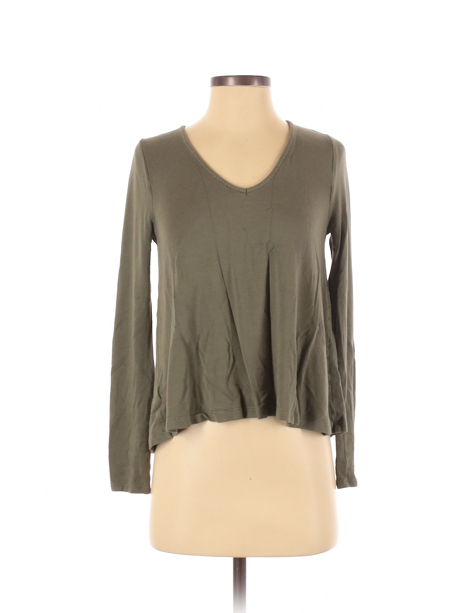 Lou & Grey Women Green Long Sleeve T-Shirt XS | eBay