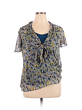 Lane Bryant Outlet Short Sleeve Blouse